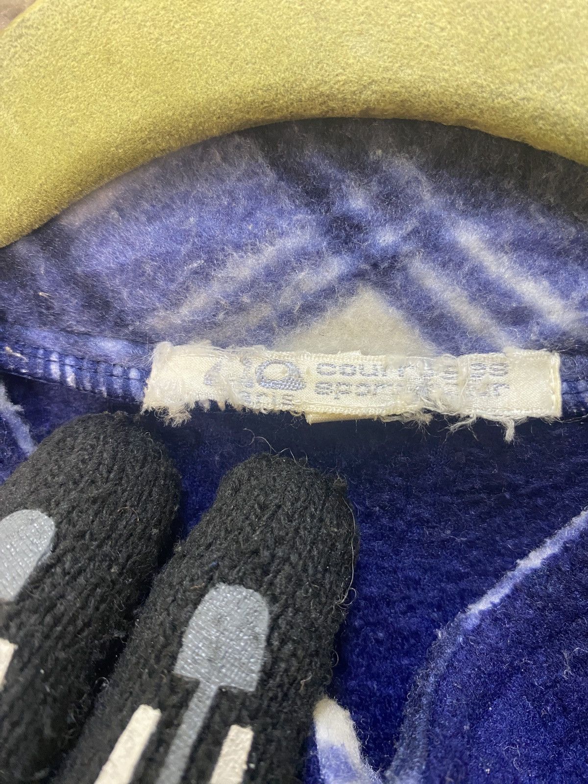 Vintage courreges half zipper sweatshirt