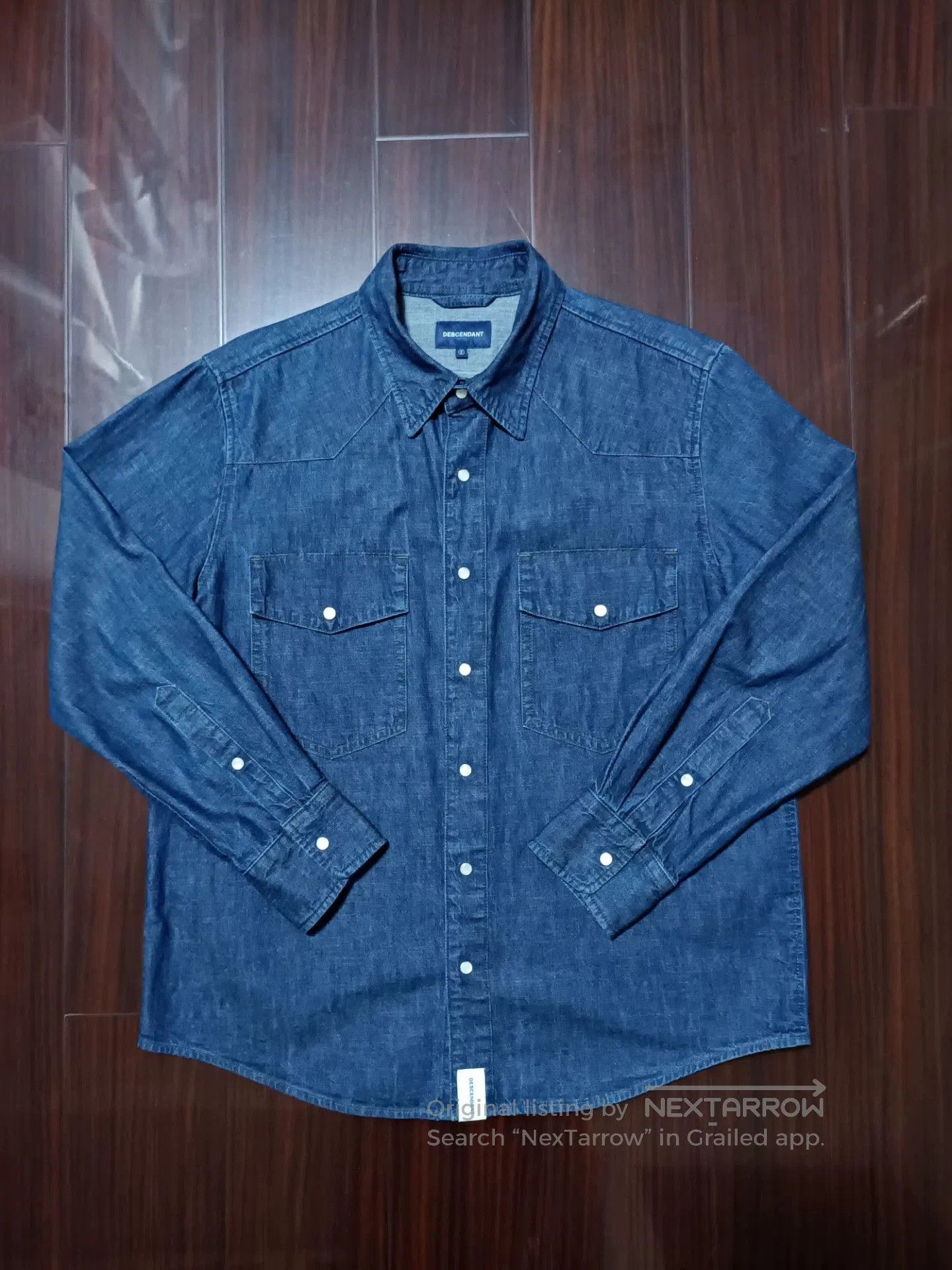 Visvim Descendant 18aw Denim Shirt. Size US M / EU 48-50 / 2 - 1 Thumbnail
