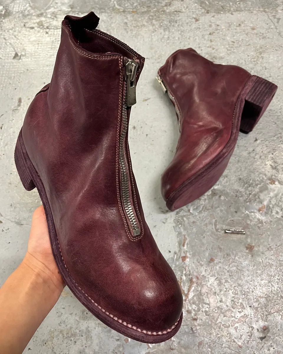Guidi Guidi PL1 Bordeaux Horse Leather Boots Size US 8 / EU 41 - 1 Thumbnail