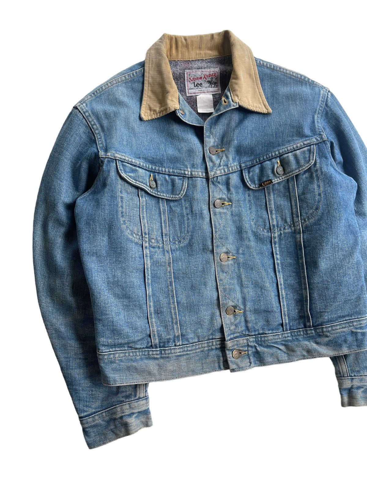 Lee 1970s Lee Storm Riders Blanket Lined Denim Size US L / EU 52-54 / 3 - 10 Thumbnail