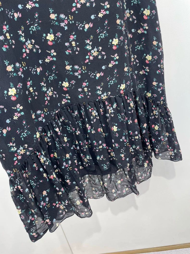 Saint Laurent Paris saint Laurent parisSilk floral dress 2503-Nextarrow Size XS / US 0-2 / IT 36-38 - 5 Thumbnail