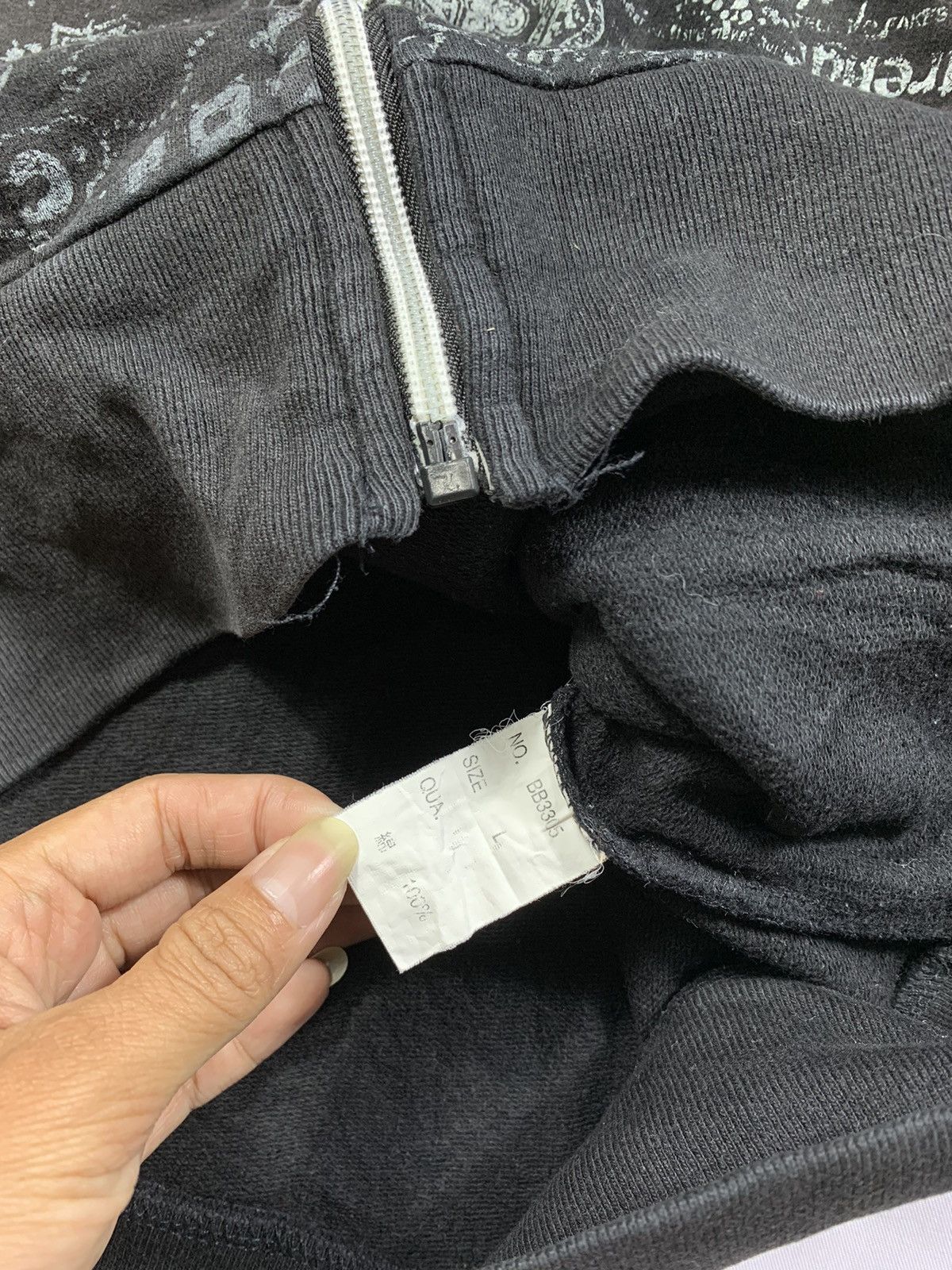 If Six Was Nine × In The Attic × Japanese Brand Crazy Faded Black Bad Boy fur hoodie Gothic punk Size US L / EU 52-54 / 3 - 5 Thumbnail