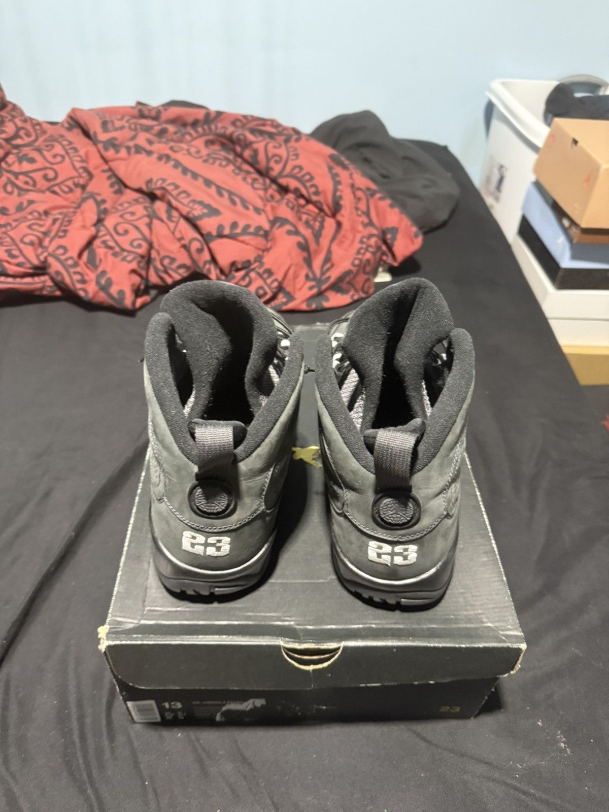 Jordan Brand air jordan 9 anthracite Size US 13 / EU 46 - 3 Thumbnail