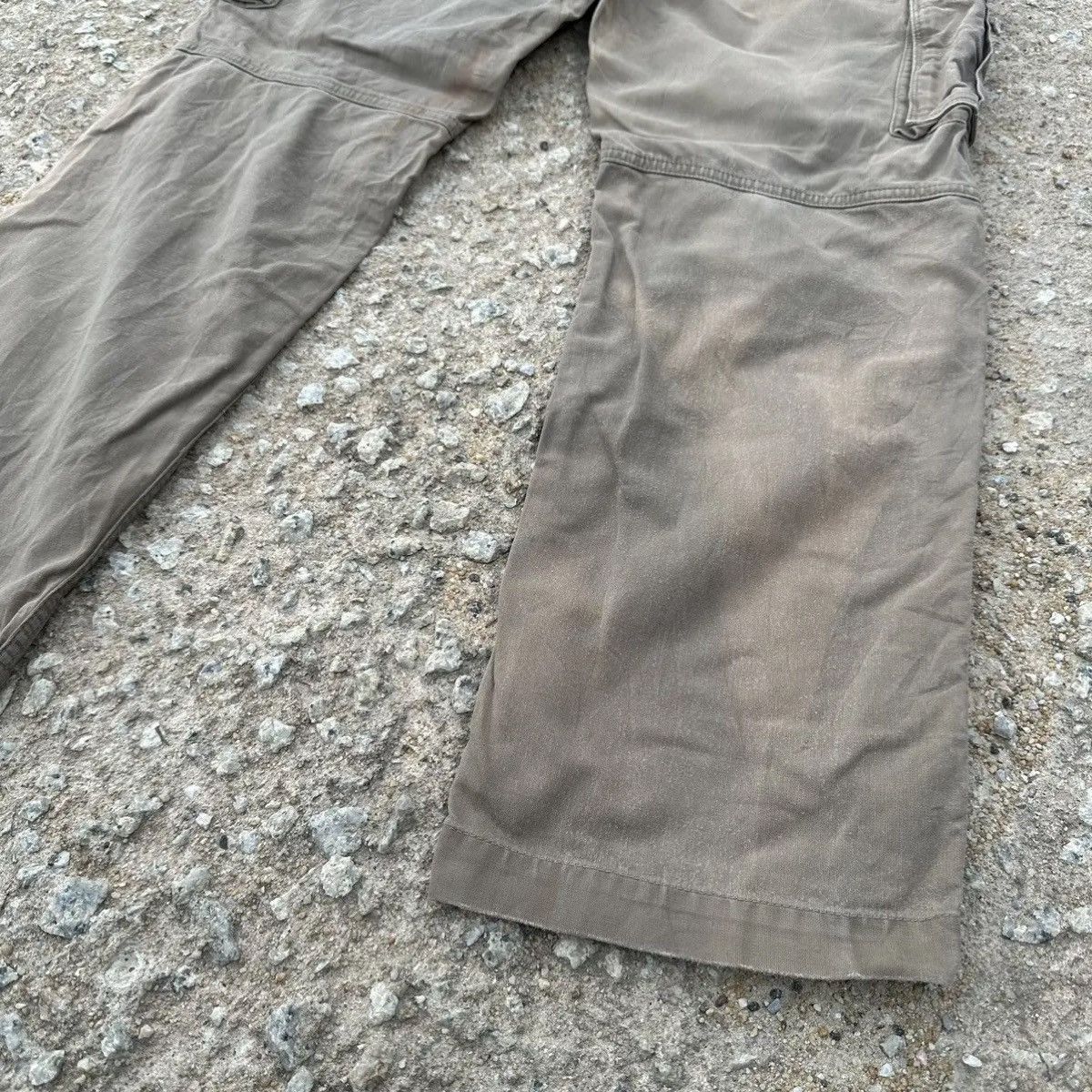 Jungles VINTAGE DOUBLEKNEE TACTICAL FADED UNIQLO JAPANESE CARGO PANT Size US 32 / EU 48 - 15 Thumbnail