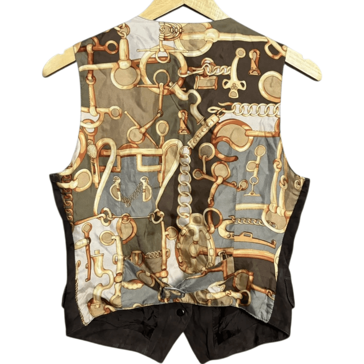 Gucci Vintage Gucci by Tom Ford Leather Silk Vest Size S / US 4 / IT 40 - 1 Thumbnail