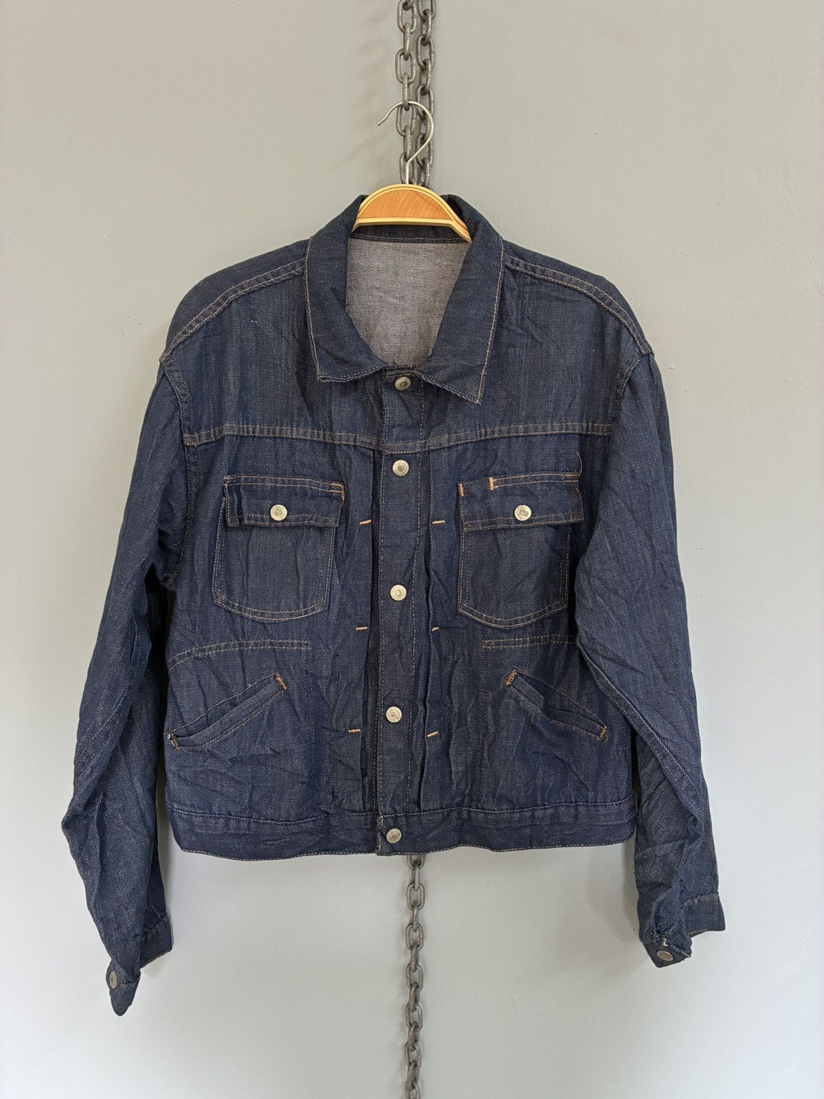Vintage Vintage 70s Ranchcraft Denim selvage jacket Size US L / EU 52-54 / 3 - 1 Thumbnail