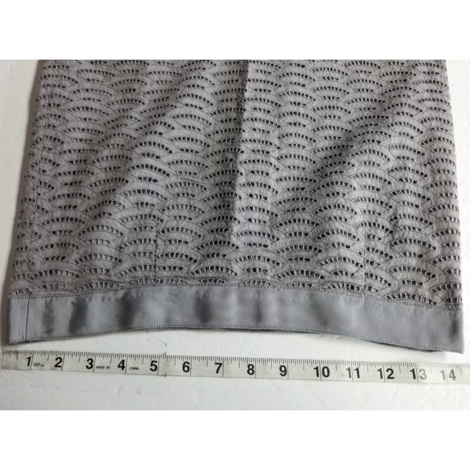 J.Crew J.CREW Mini Skirt Gray Cotton Lined Size 0 Women Short Skirt Winter Spring Summer Fall Vintage? No Size 25" / US 0 / IT 36 - 3 Thumbnail