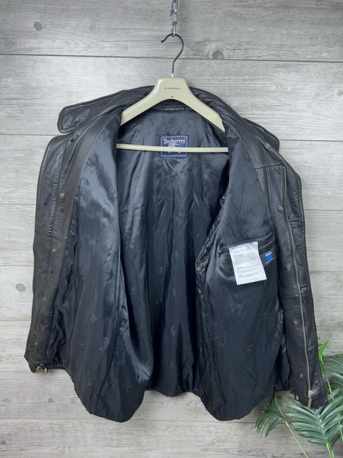 Burberry Burberry Insulated Leather Jacket With An Additional Vest Size US L / EU 52-54 / 3 - 11 Thumbnail