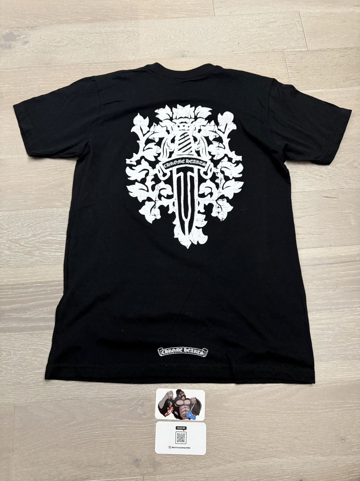 Chrome Hearts Chrome Hearts Dagger Tee 'Black' Size US M / EU 48-50 / 2 - 3 Thumbnail