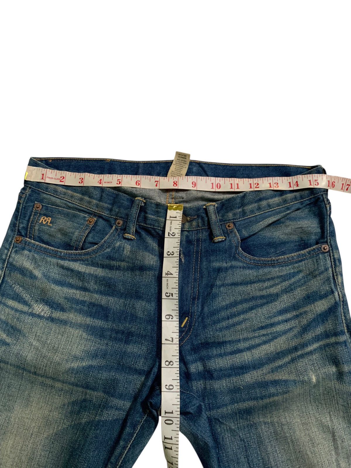 Kapital VINTAGE RRL DOUBLE RALPH LAUREN SELVEDGE RUSTY DISTRESSED Size US 31 - 22 Thumbnail