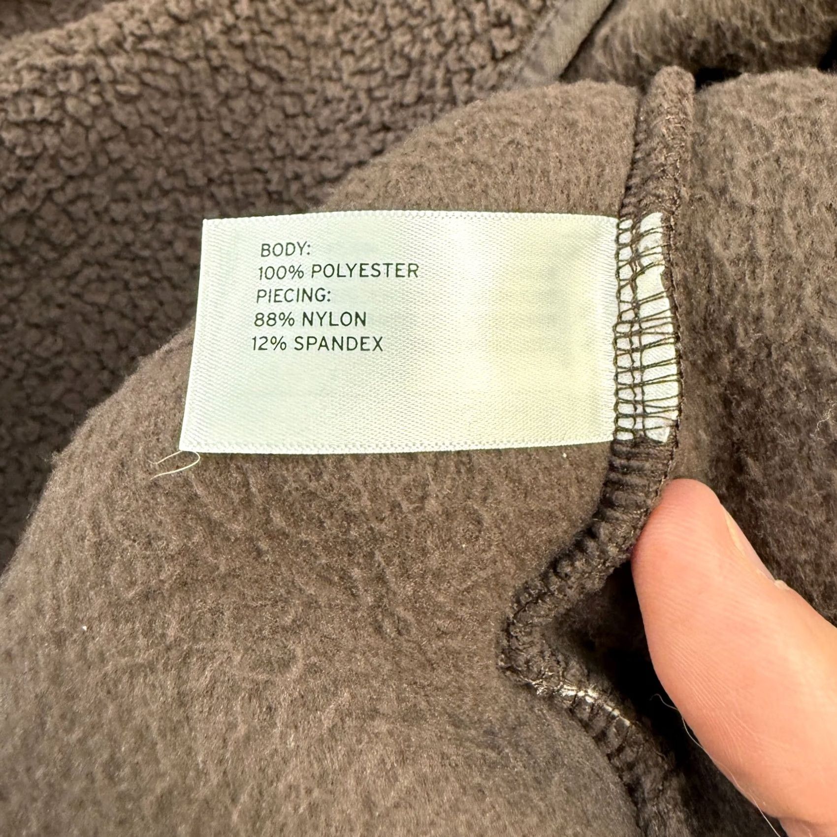 Vintage Duluth Womens Medium Brown Fleece Crewneck Sweater Pullover Casual Pockets Lightweight Knit Nylon Polyester Spandex Regular Size M / US 6-8 / IT 42-44 - 6 Thumbnail