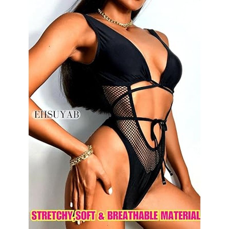 Other EHSUYAB Sexy One Piece Swimsuit for Women, Plunge Swimsuits Size ONE SIZE - 6 Thumbnail