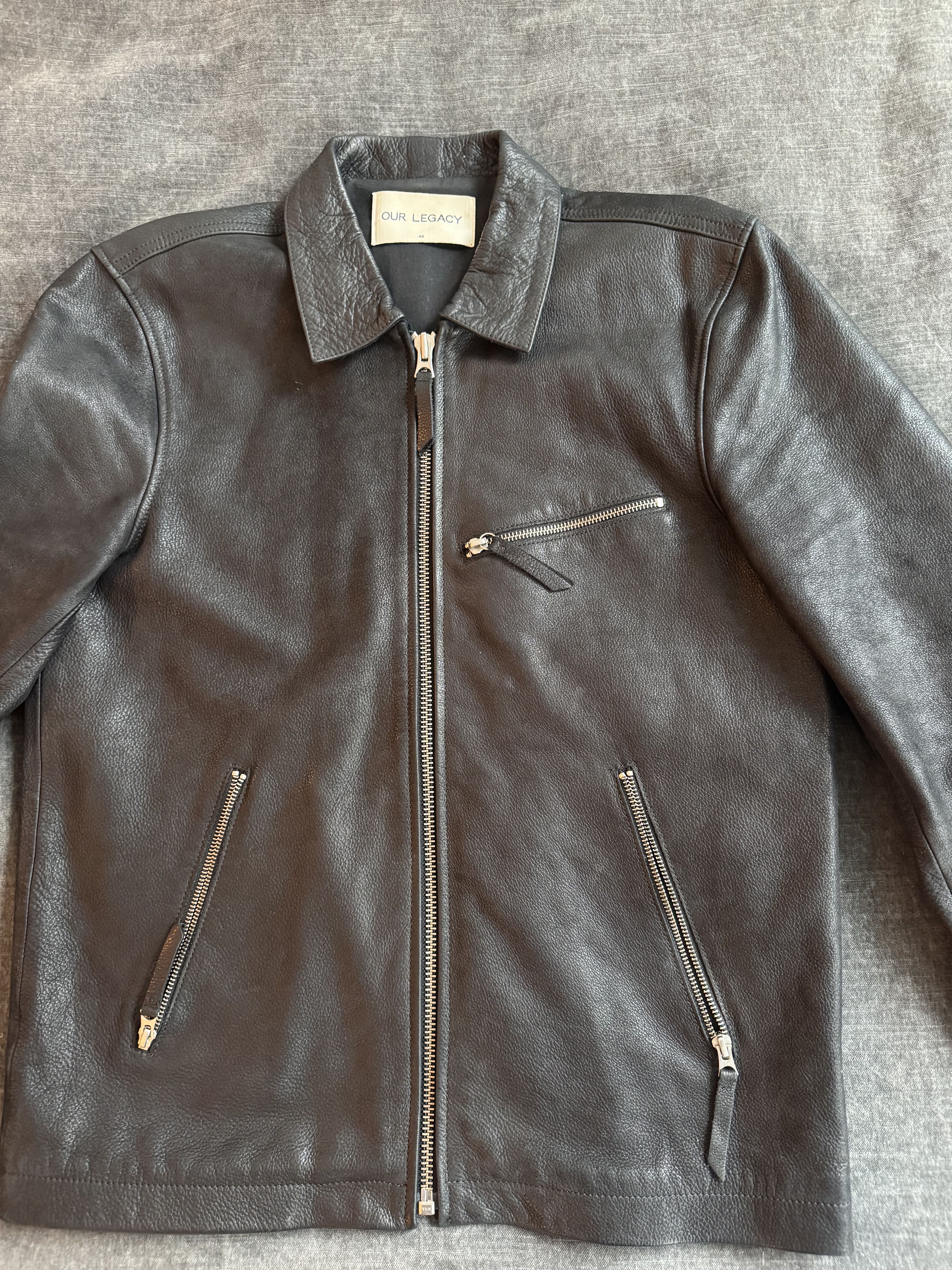 Our Legacy TON UP JACKET BLACK OIL Size US M / EU 48-50 / 2 - 4 Thumbnail