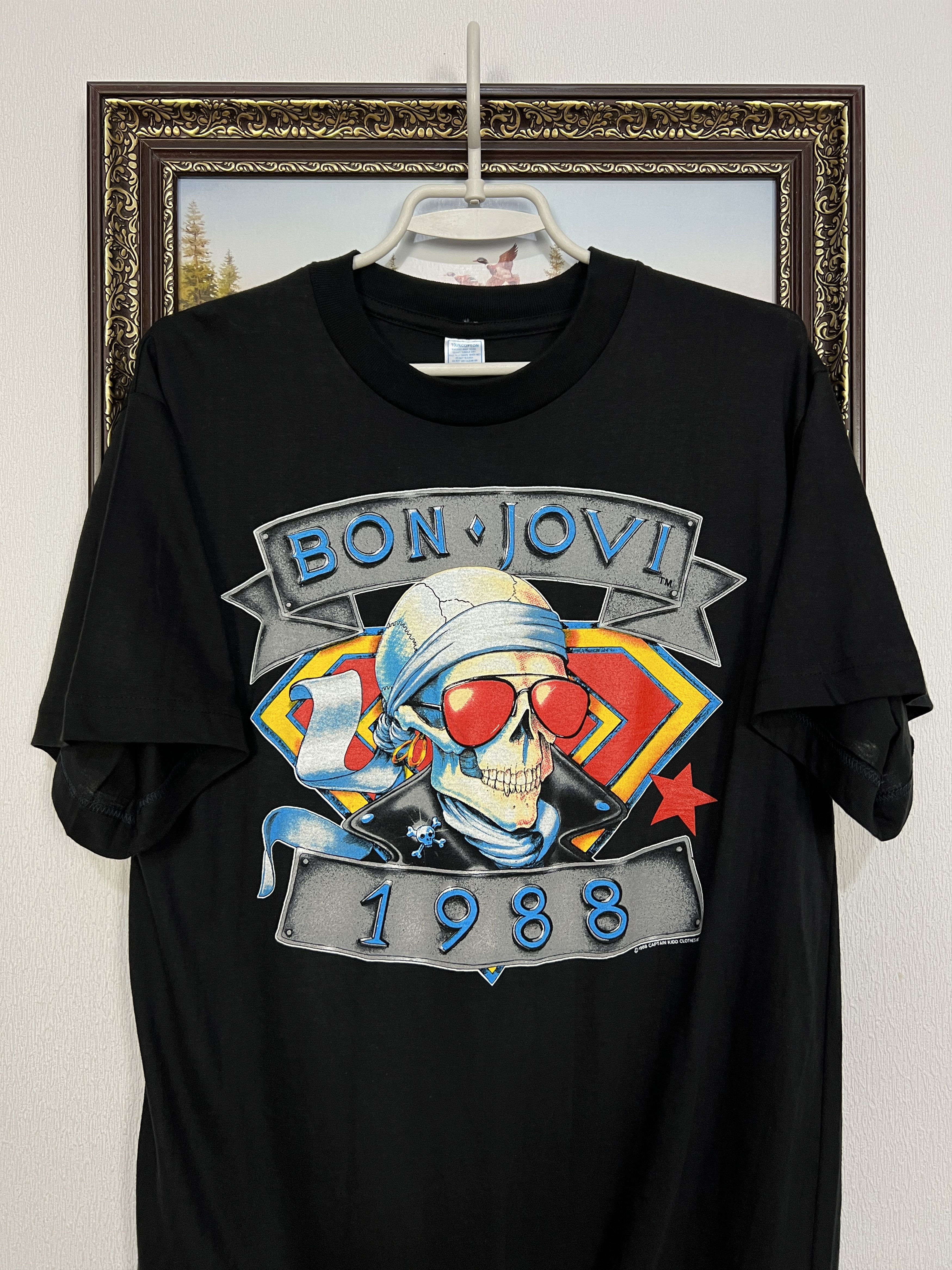 Vintage Bon Jovi The Brotherhood Tour Rock Band Shirt Tee Over Print Size US L / EU 52-54 / 3 - 2 Thumbnail