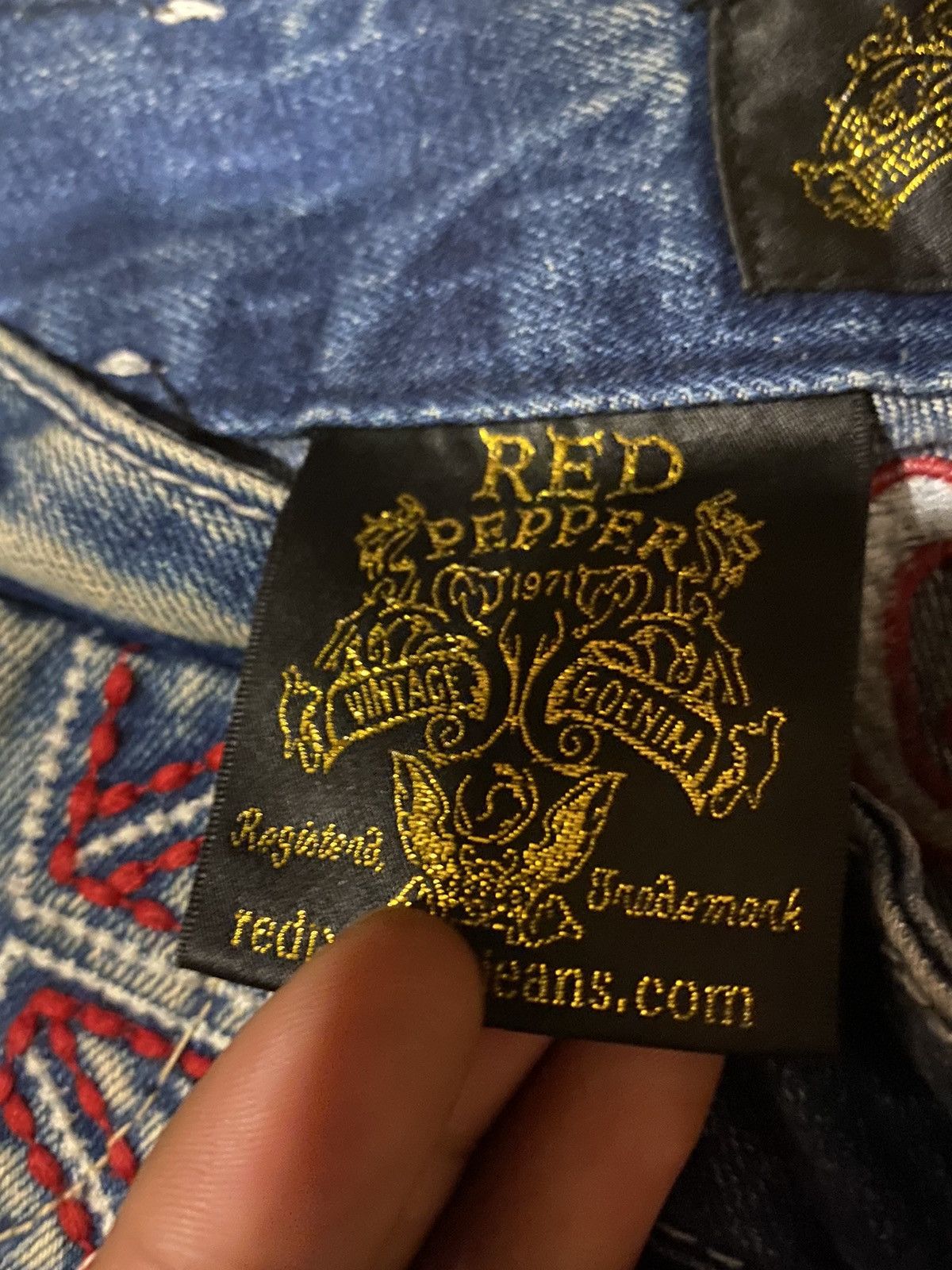 Hysteric Glamour Flare jeans redpepper distressed Boot cut Size 32" / US 10 / IT 46 - 10 Thumbnail