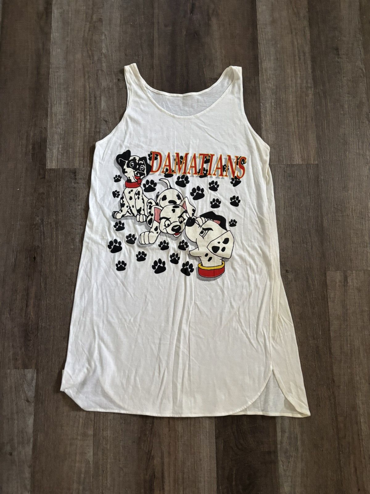 Disney Vintage Disney 101 Dalmatians Tank Top Size US XXL / EU 58 / 5 - 1 Thumbnail