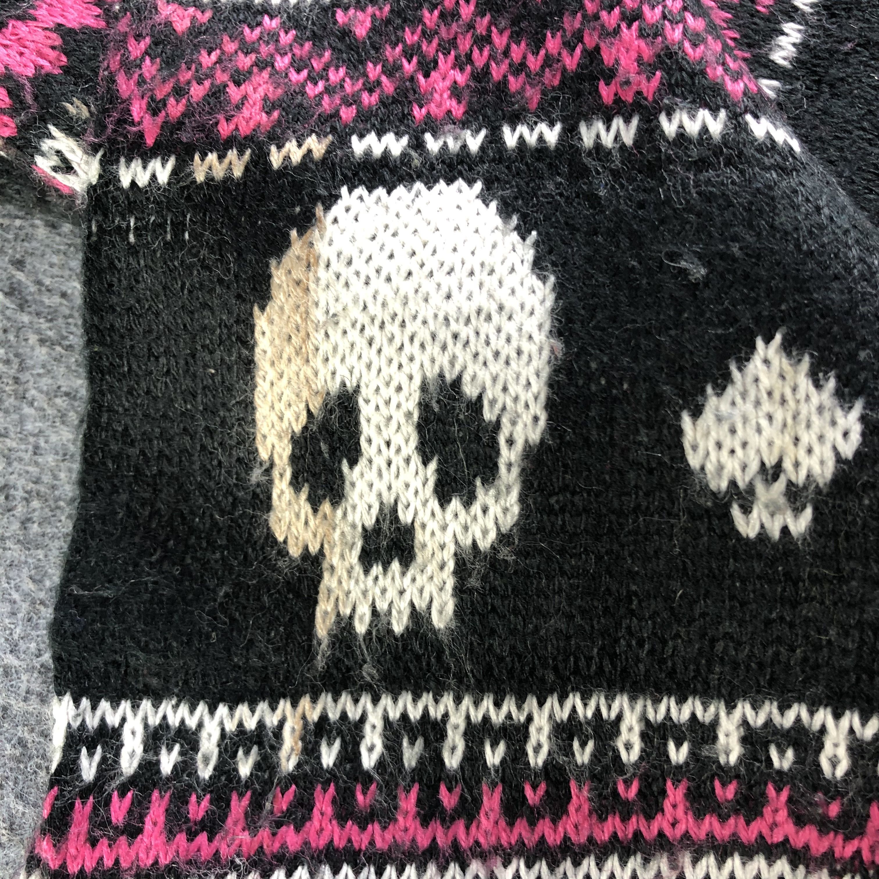 Vintage TK Sapkid Skull Scarf/ Muffler / Neckwear P148 Size ONE SIZE - 7 Thumbnail