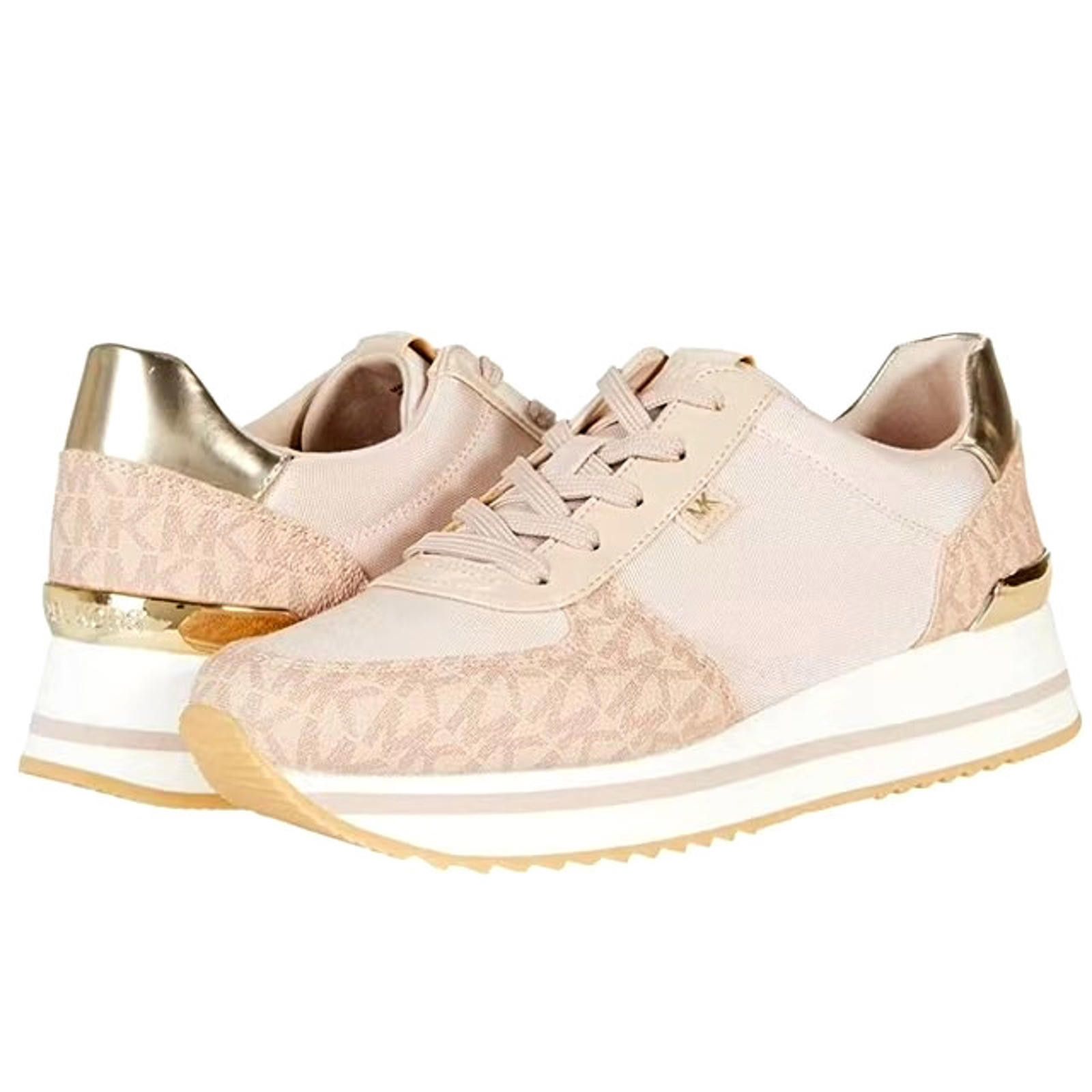 Michael Kors Michael Kors Monique Trainer Ballet Metallic Textile Lace-Up Size US 7.5 / IT 37.5 - 2 Thumbnail