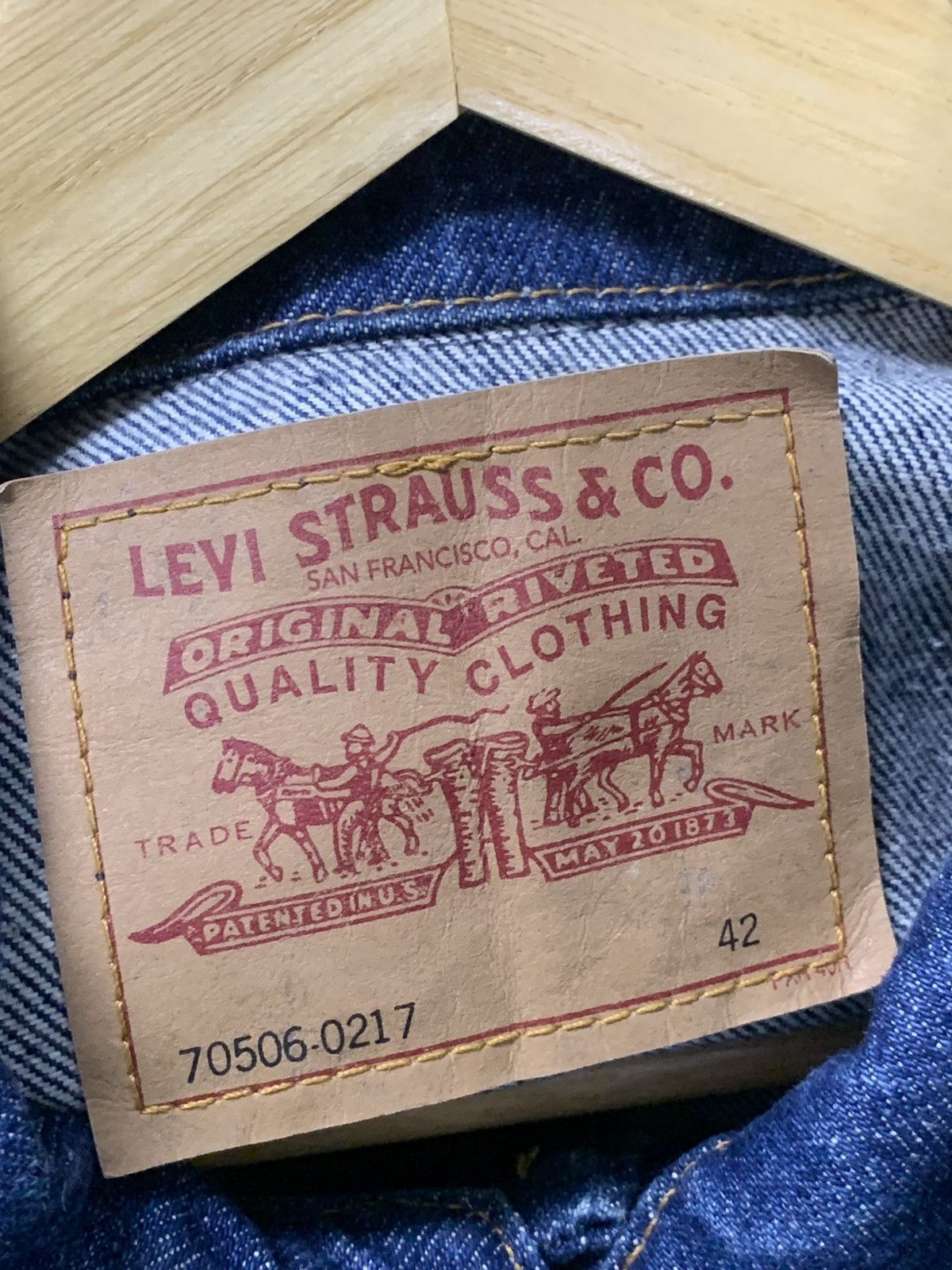 Levi's Vintage 90’s Levis Denim Jacket Size US M / EU 48-50 / 2 - 14 Thumbnail