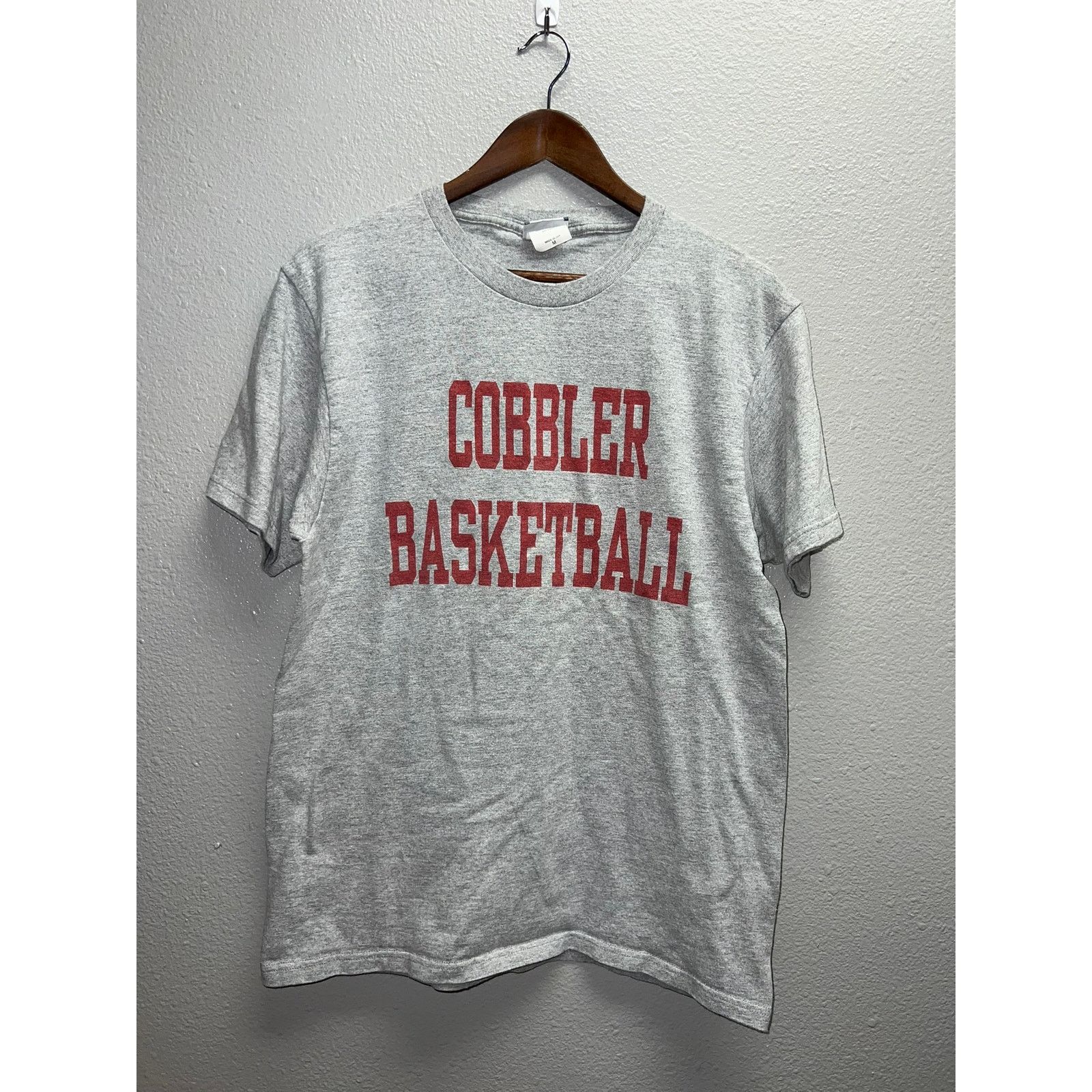 Lee Vintage Basketball Shirt Cobbler Test Print Gray Red Tee M Size US M / EU 48-50 / 2 - 1 Thumbnail