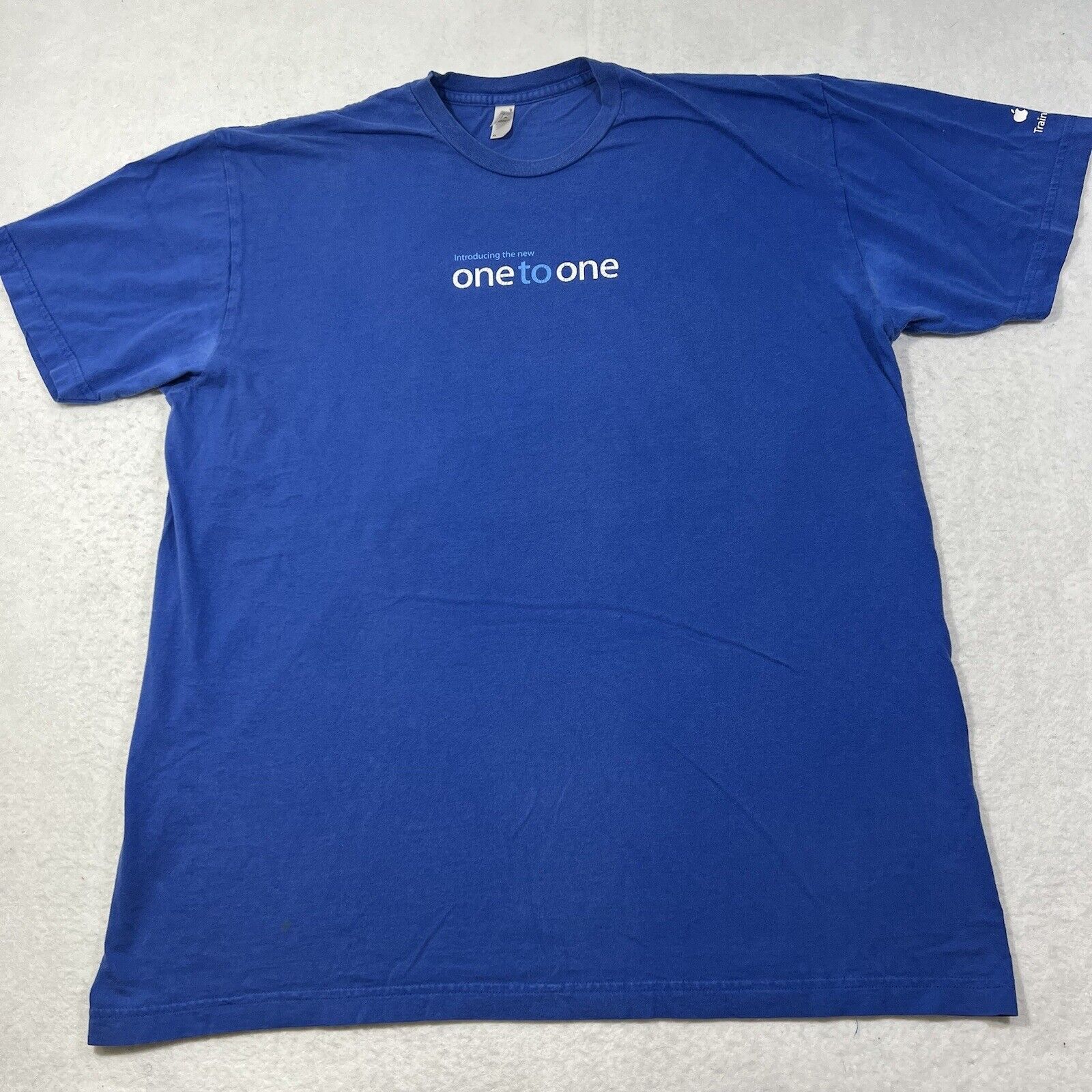 American Apparel Vintage Apple Computers Trainer One To One Employee Tee Size US XL / EU 56 / 4 - 1 Thumbnail
