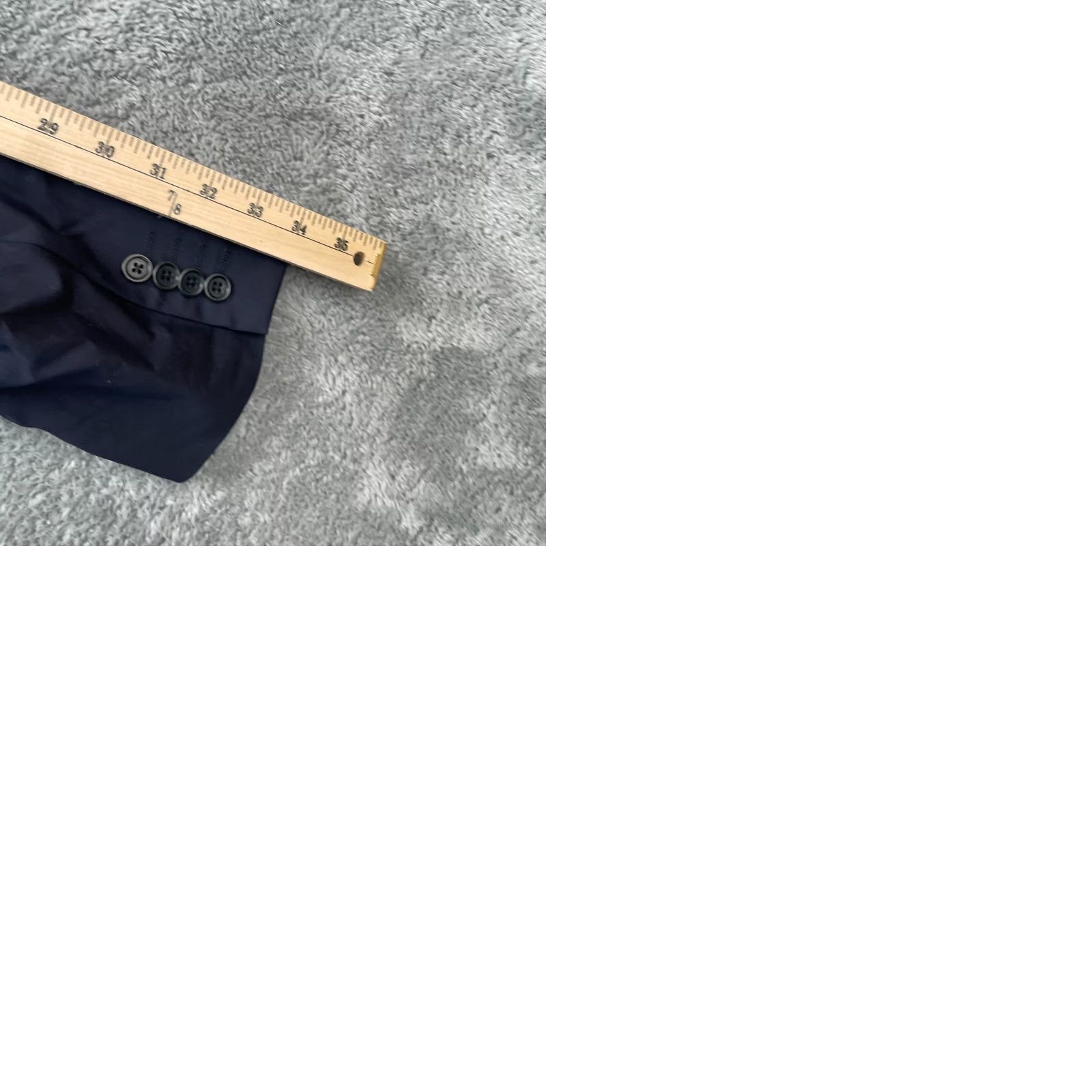 Ermenegildo Zegna Ermenegildo Zegna Blazer Coat Mens 42 Long Blue Jacket Wool Blend Classic Fit Size 42R - 10 Thumbnail