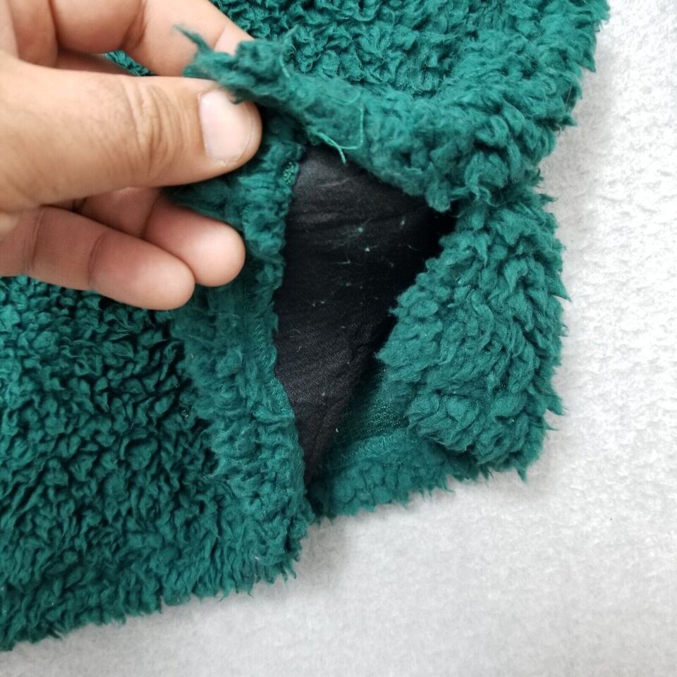 Other Time And Tru Sherpa Sweater Womens Large Green Fox Size L / US 10 / IT 46 - 11 Thumbnail