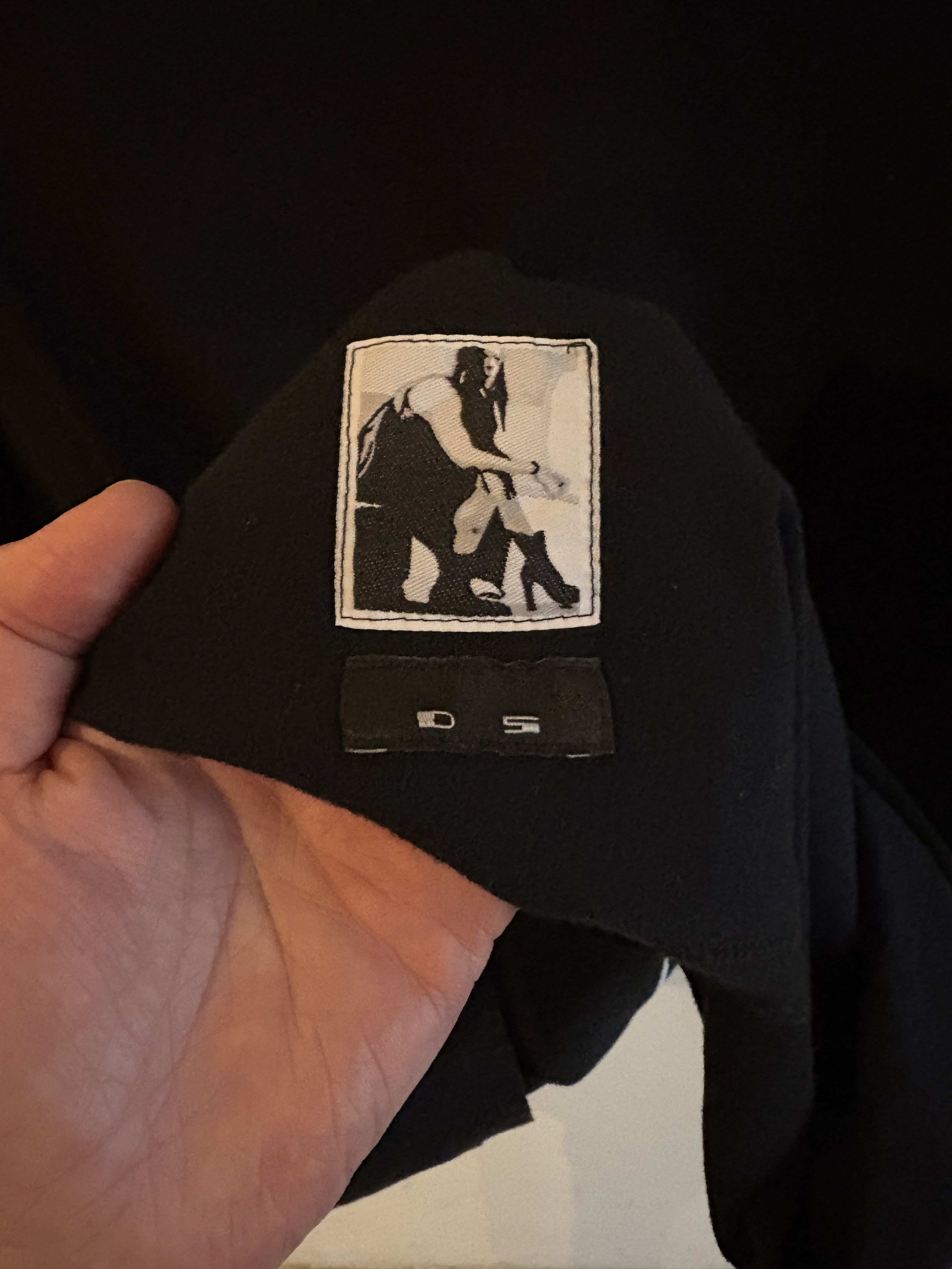 Rick Owens Drkshdw Rick Owens Drkshdw Stripe detail T Shirt Size US L / EU 52-54 / 3 - 9 Thumbnail