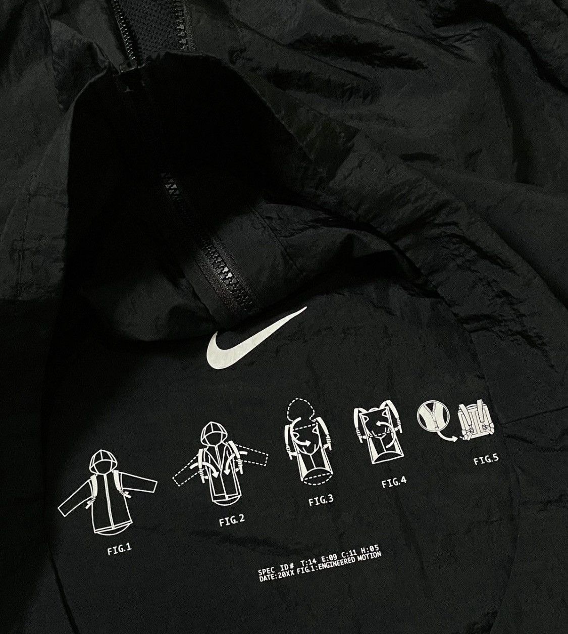 Nike Nike packable black zip hoodie jacket Size US S / EU 44-46 / 1 - 6 Thumbnail