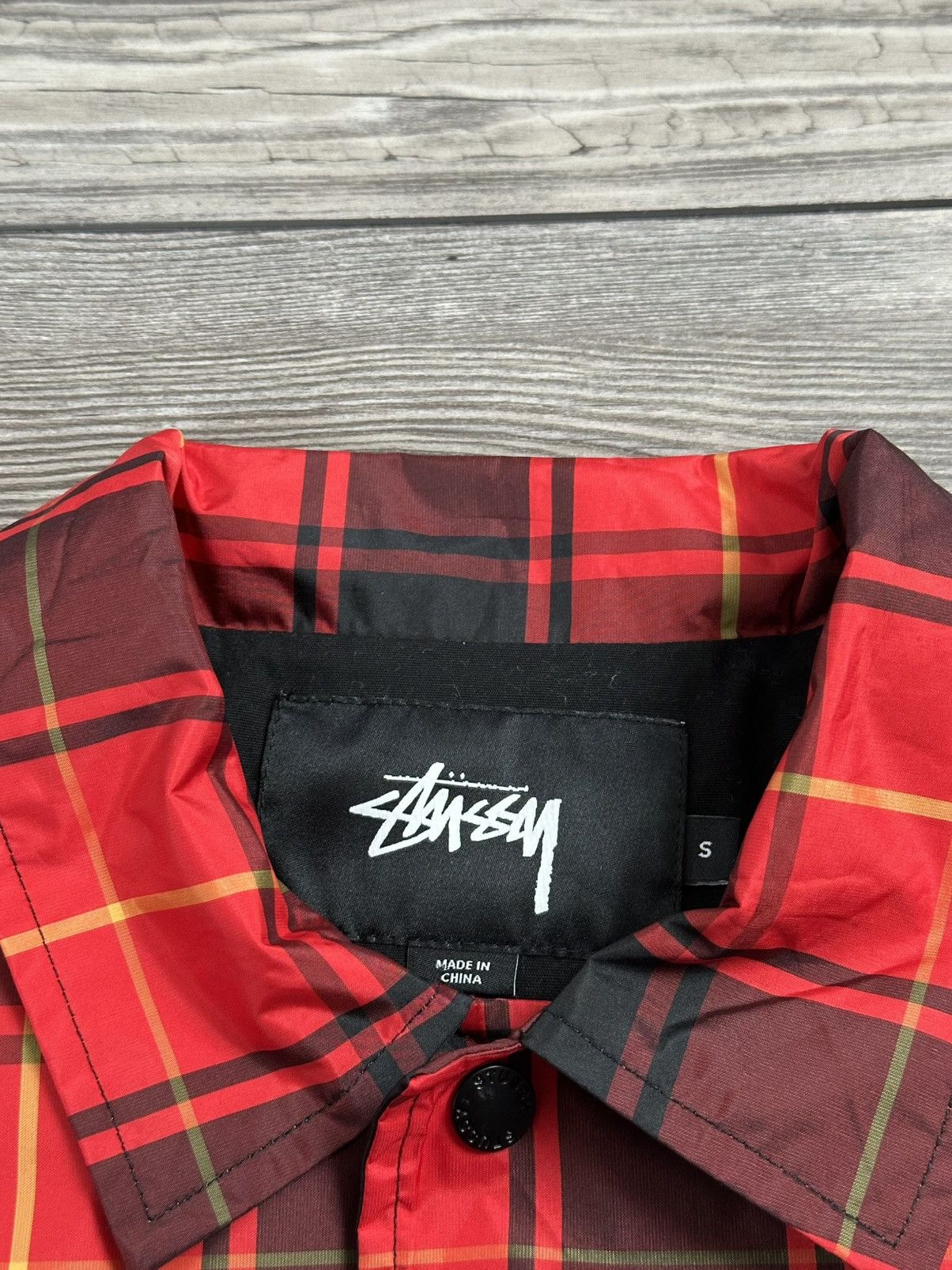 Stussy × Vintage Stussy Cruize Plaid Coach Jacket Size US S / EU 44-46 / 1 - 6 Thumbnail