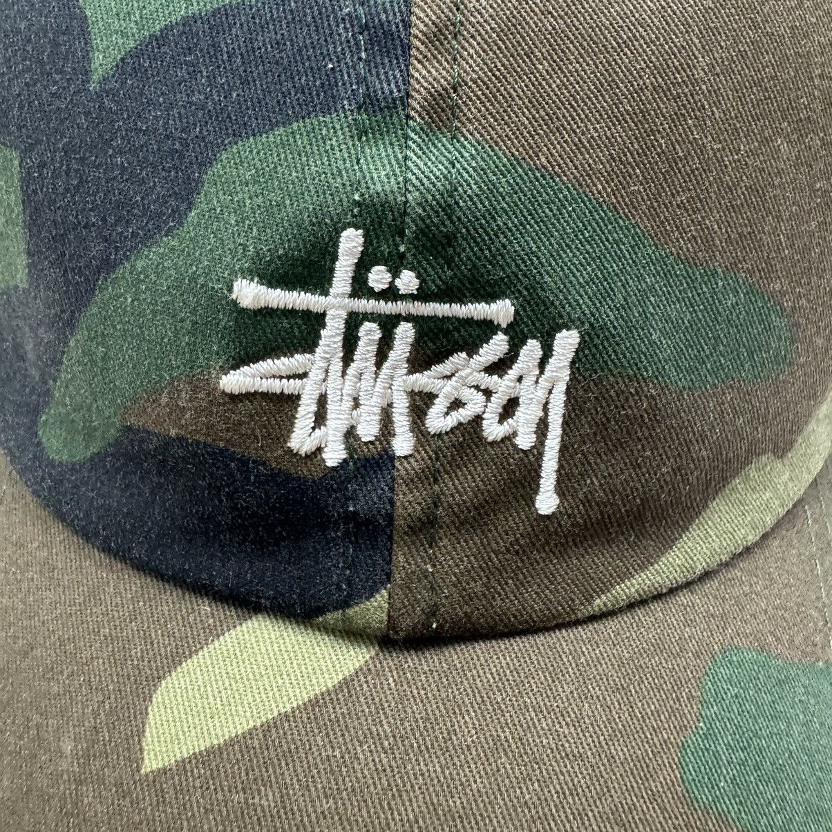 Stussy Stussy Low Pro Washed Cotton Basic Strapback Camouflage Hat Size ONE SIZE - 8 Thumbnail
