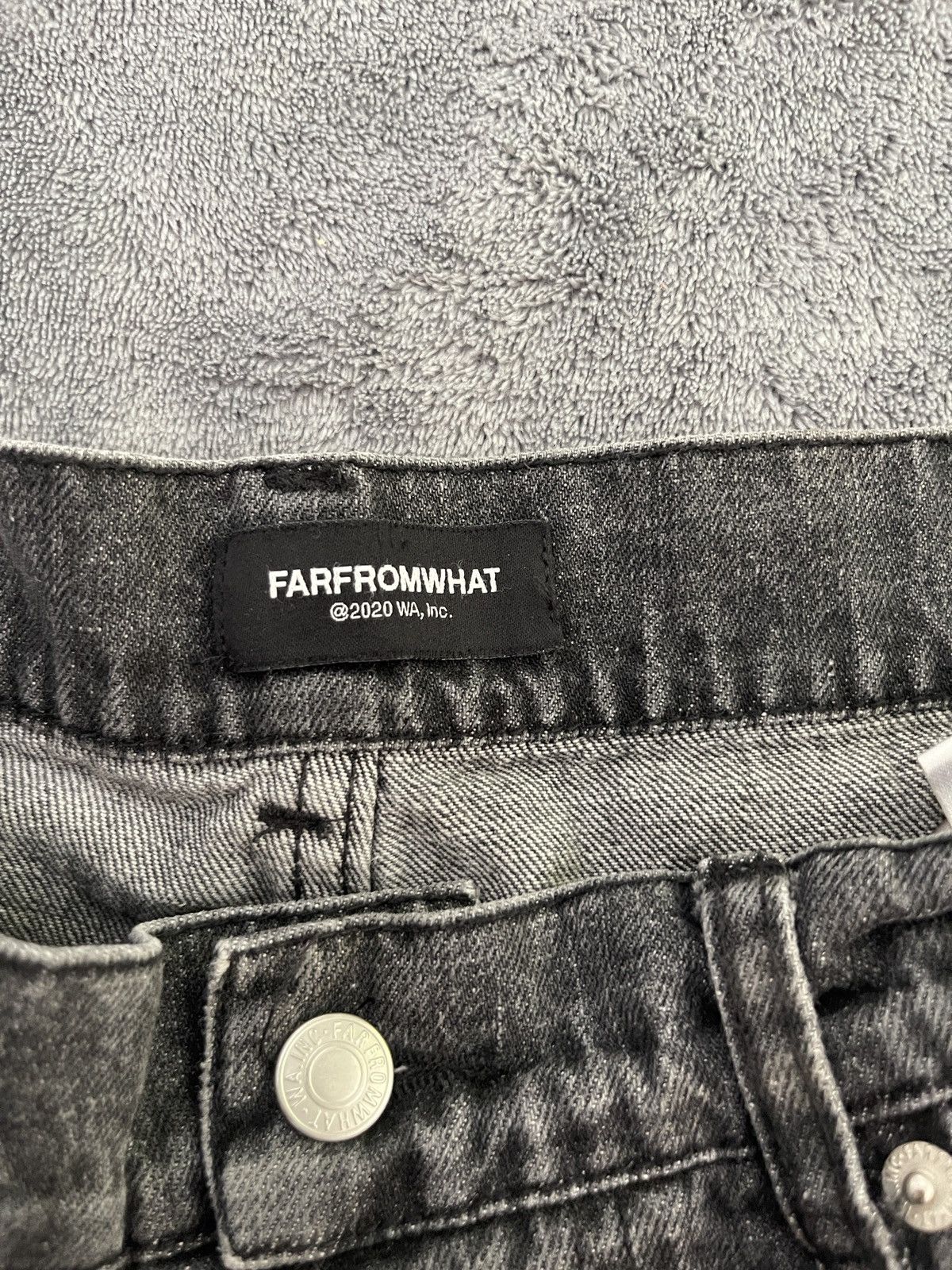 FAR FROM WHAT FAR FROM WHAT FLARE JEAN BLACK ARCHIVE Size US 32 / EU 48 - 5 Thumbnail