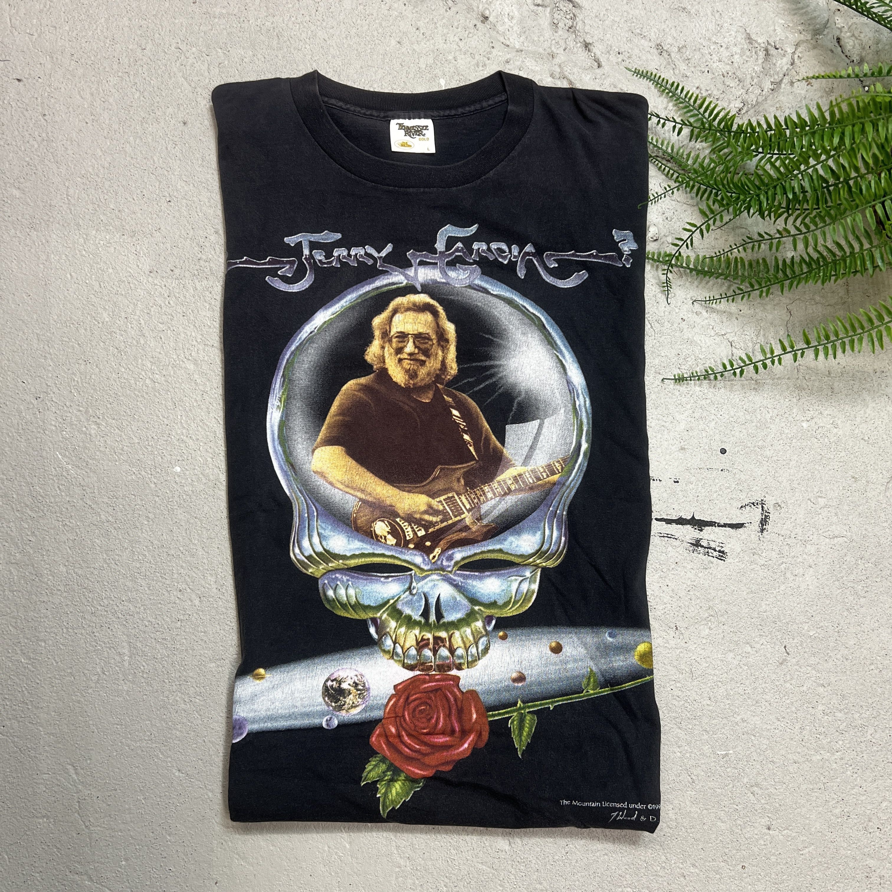 Grateful Dead × Vintage 1995 Jerry Garcia The Grateful Dead Rare Promo Tee Size US L / EU 52-54 / 3 - 1 Thumbnail