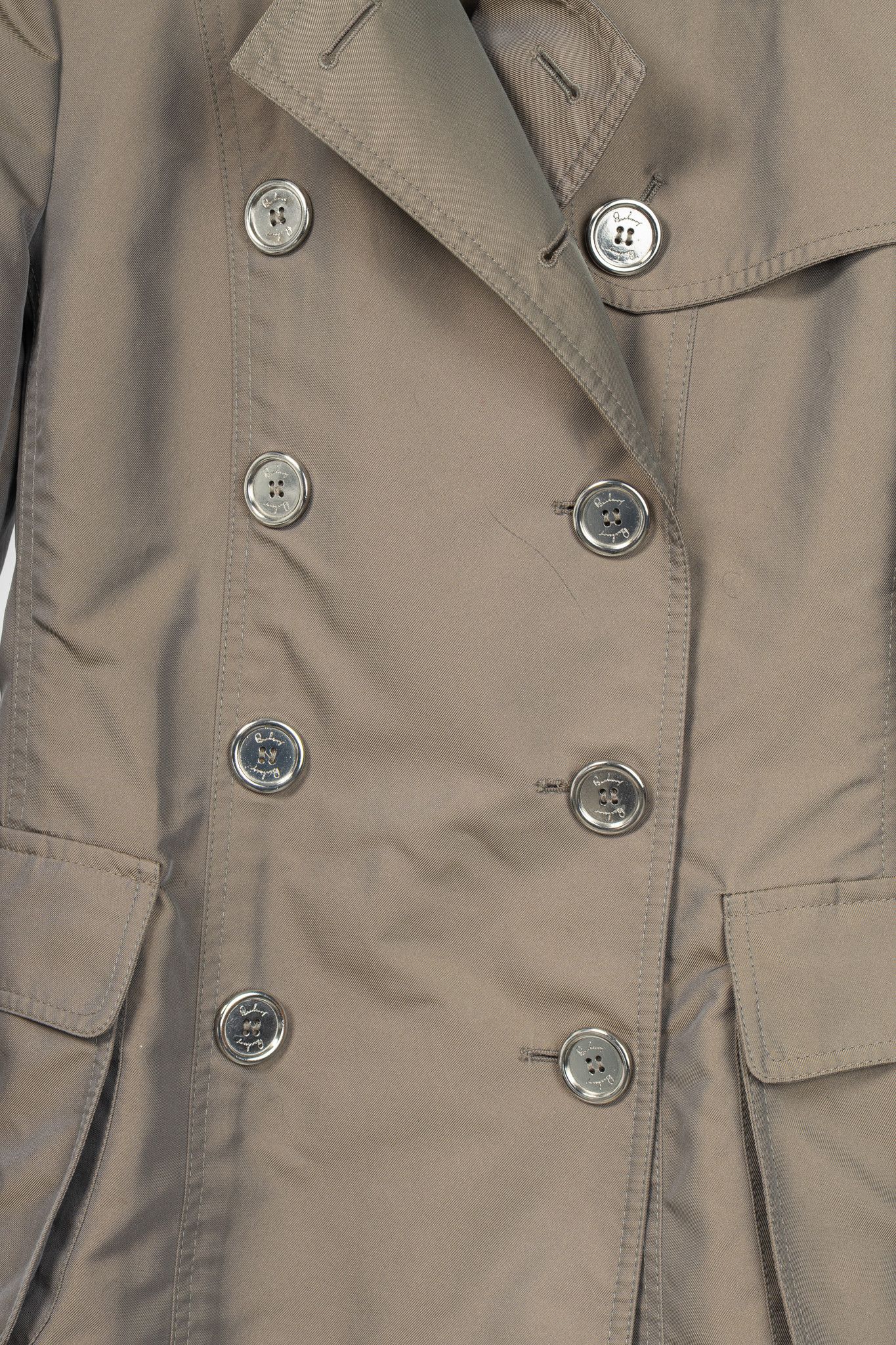 Burberry Burberry Taffeta Double-Breasted Belted Short Trench Jacket Size M / US 6-8 / IT 42-44 - 9 Thumbnail