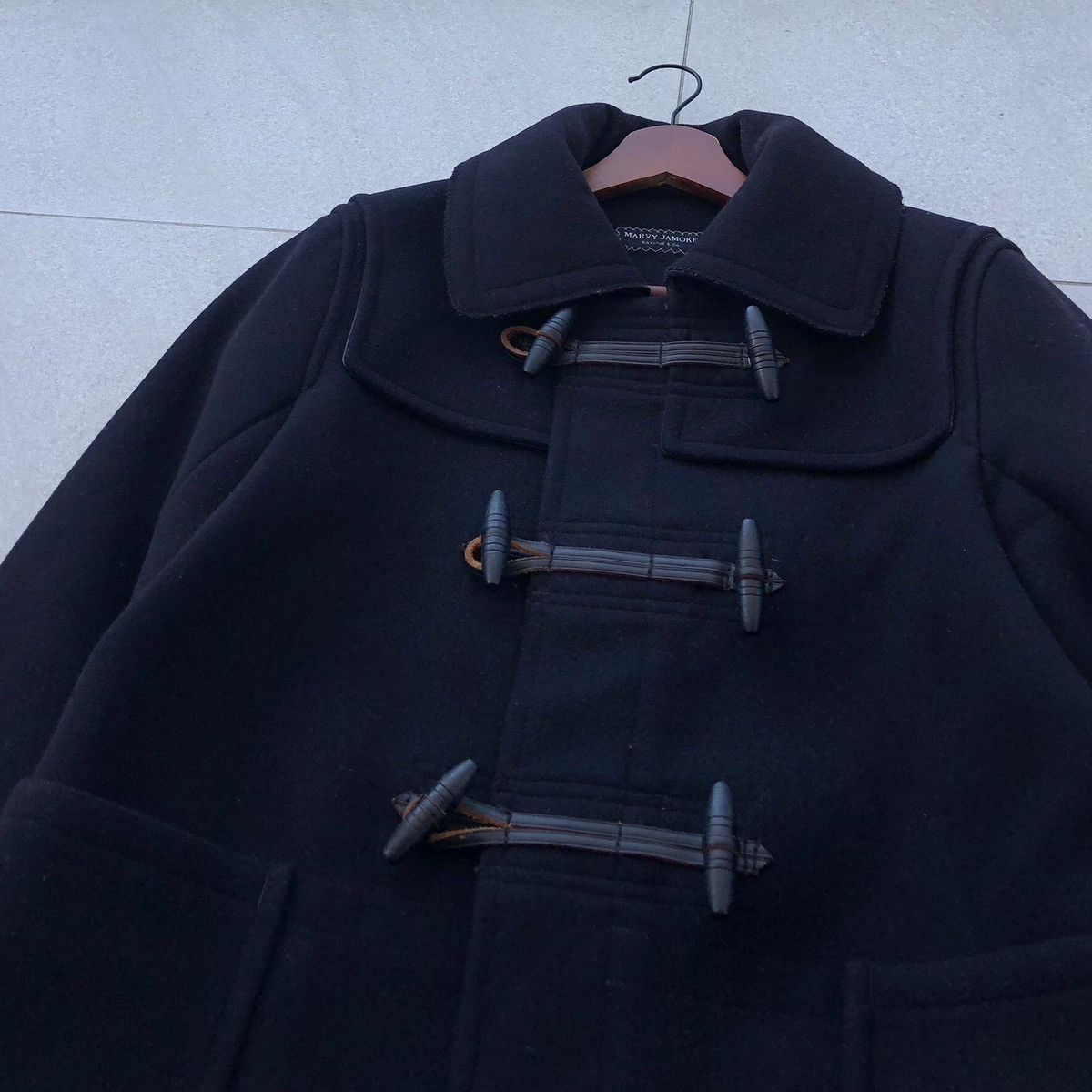 Japanese Brand Marvy Jamoke Men’s Wool Short Duffle Winter Coat Jacket Size US M / EU 48-50 / 2 - 10 Thumbnail