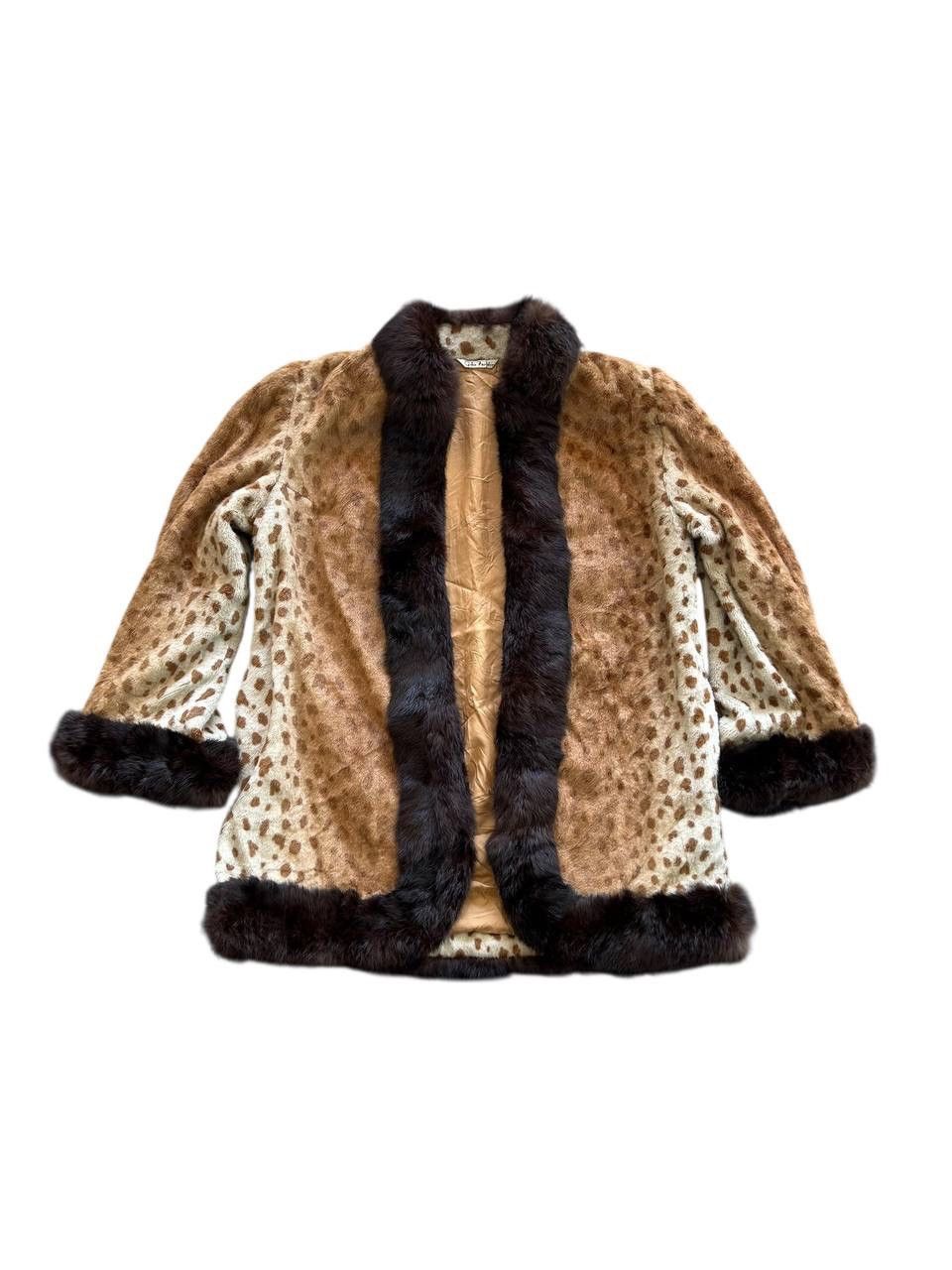 Japanese Brand Leopard Faux Fur Coat If Six Was Nine Style Size ONE SIZE - 1 Thumbnail