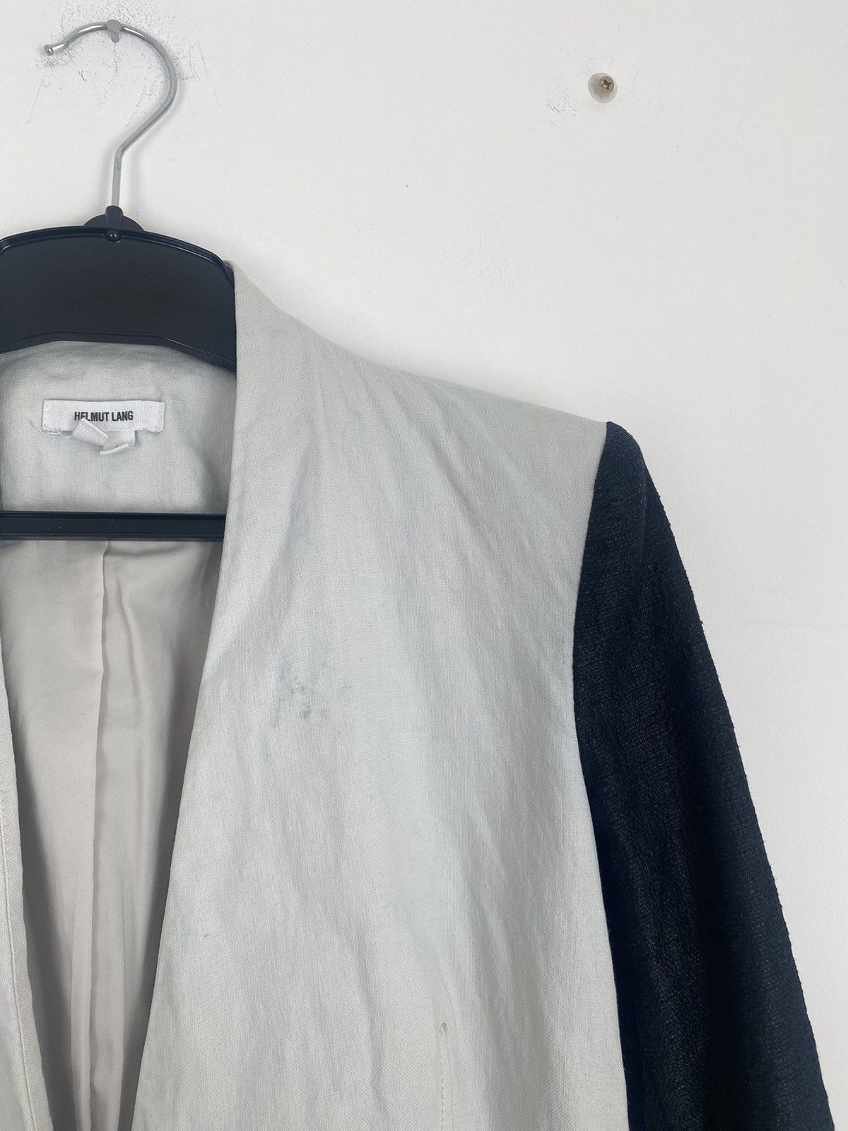 Helmut Lang HELMUT LANG Linen Blend Blazer Black 2 Size XS / US 0-2 / IT 36-38 - 17 Thumbnail