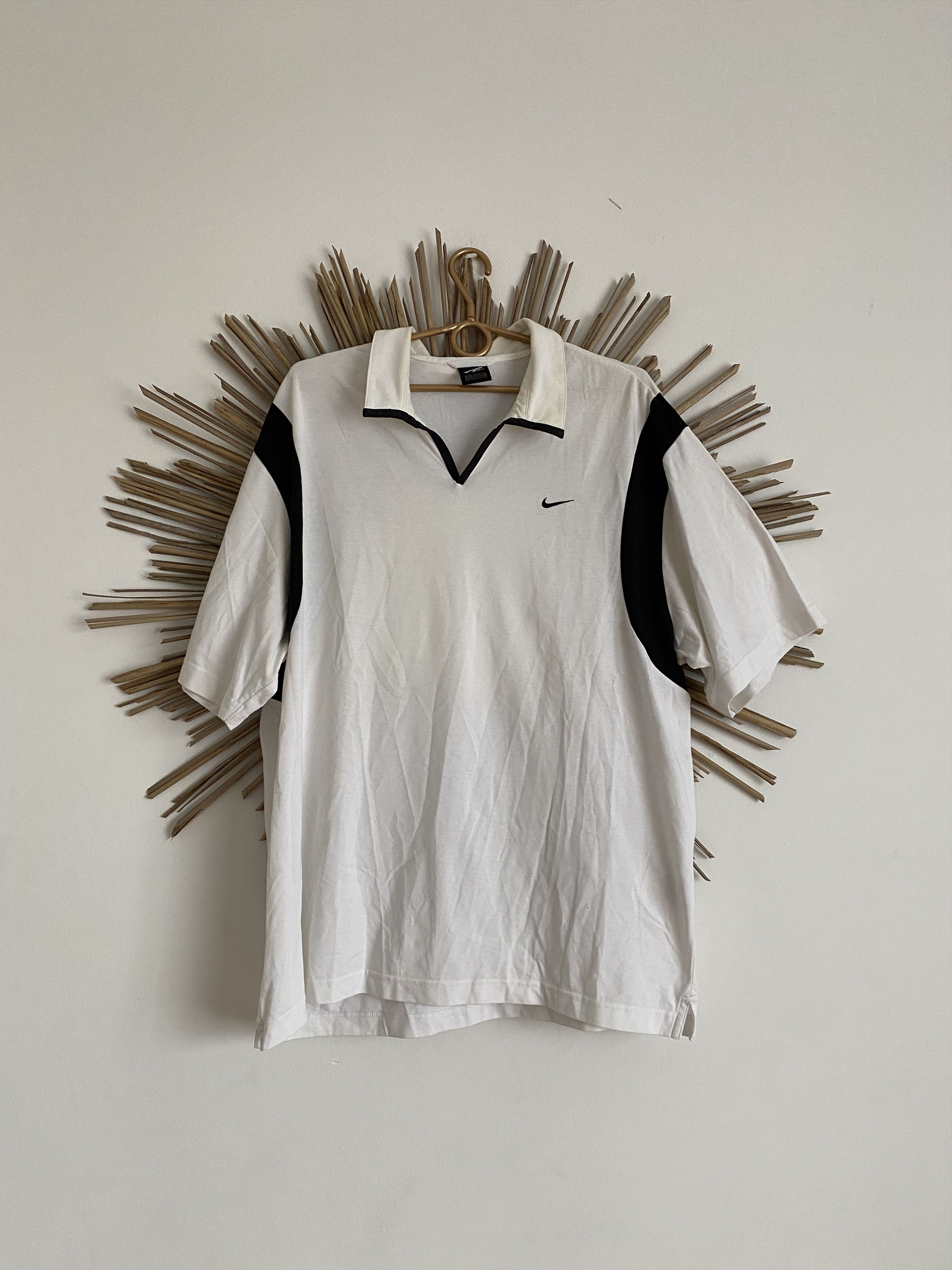 Nike Nike Andre Aggasi tennis polo t-shirt jersey Size US L / EU 52-54 / 3 - 1 Thumbnail
