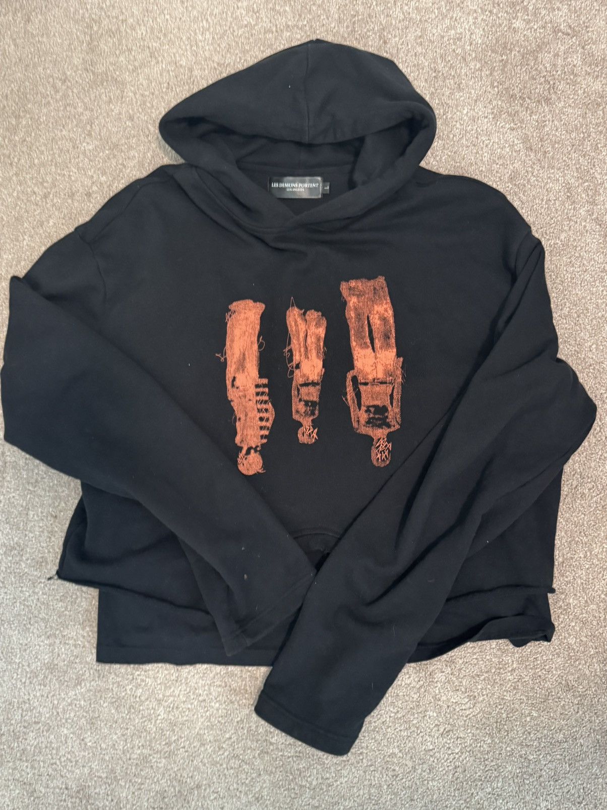 Designer × Japanese Brand FAIT PAR LUI LES DEMONS PORTENTS THREE FIGURES HOODIE Size US L / EU 52-54 / 3 - 1 Thumbnail