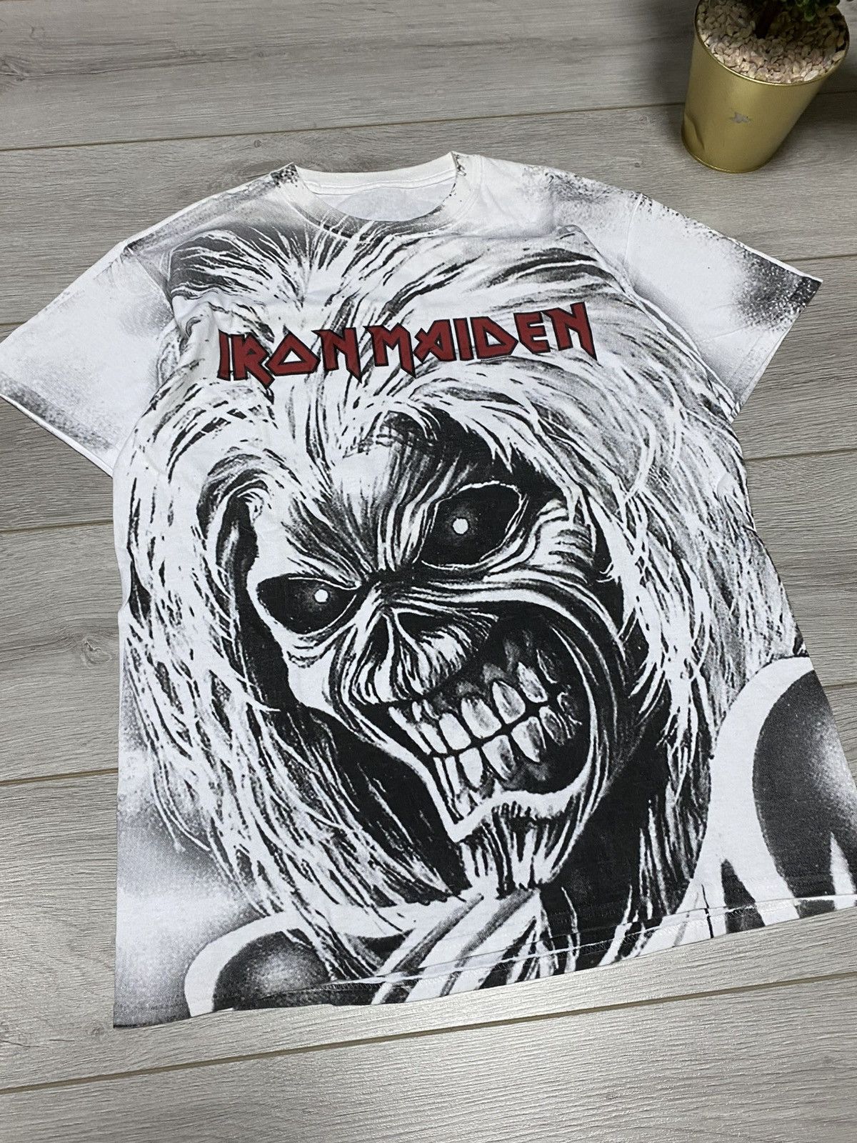 Iron Maiden Iron Maiden Axe all over print blood face tee shirt Size US M / EU 48-50 / 2 - 3 Thumbnail