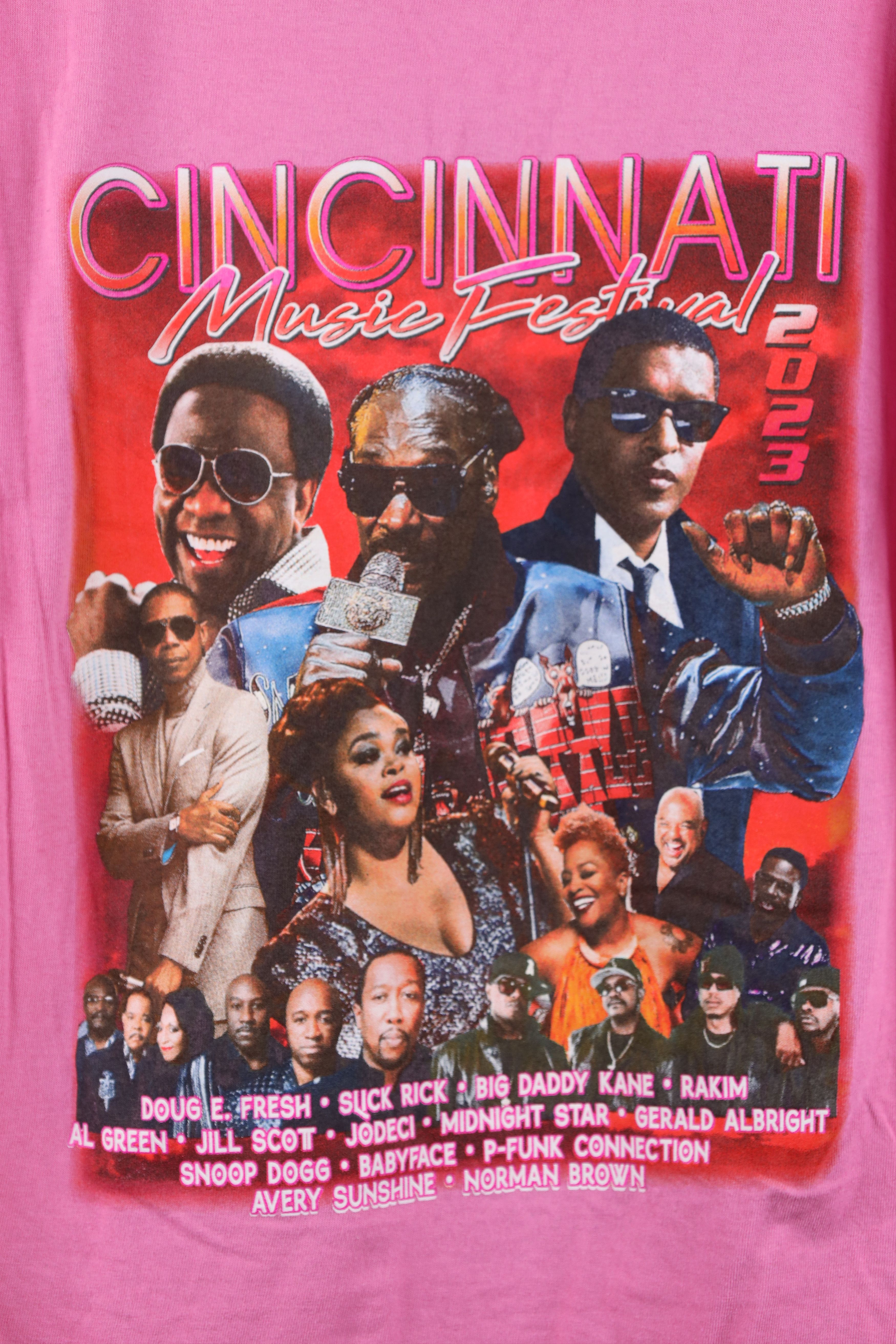 Vintage Streetwear Cincinnati Music Festival Snoop Dogg T-Shirt Size M / US 6-8 / IT 42-44 - 4 Thumbnail