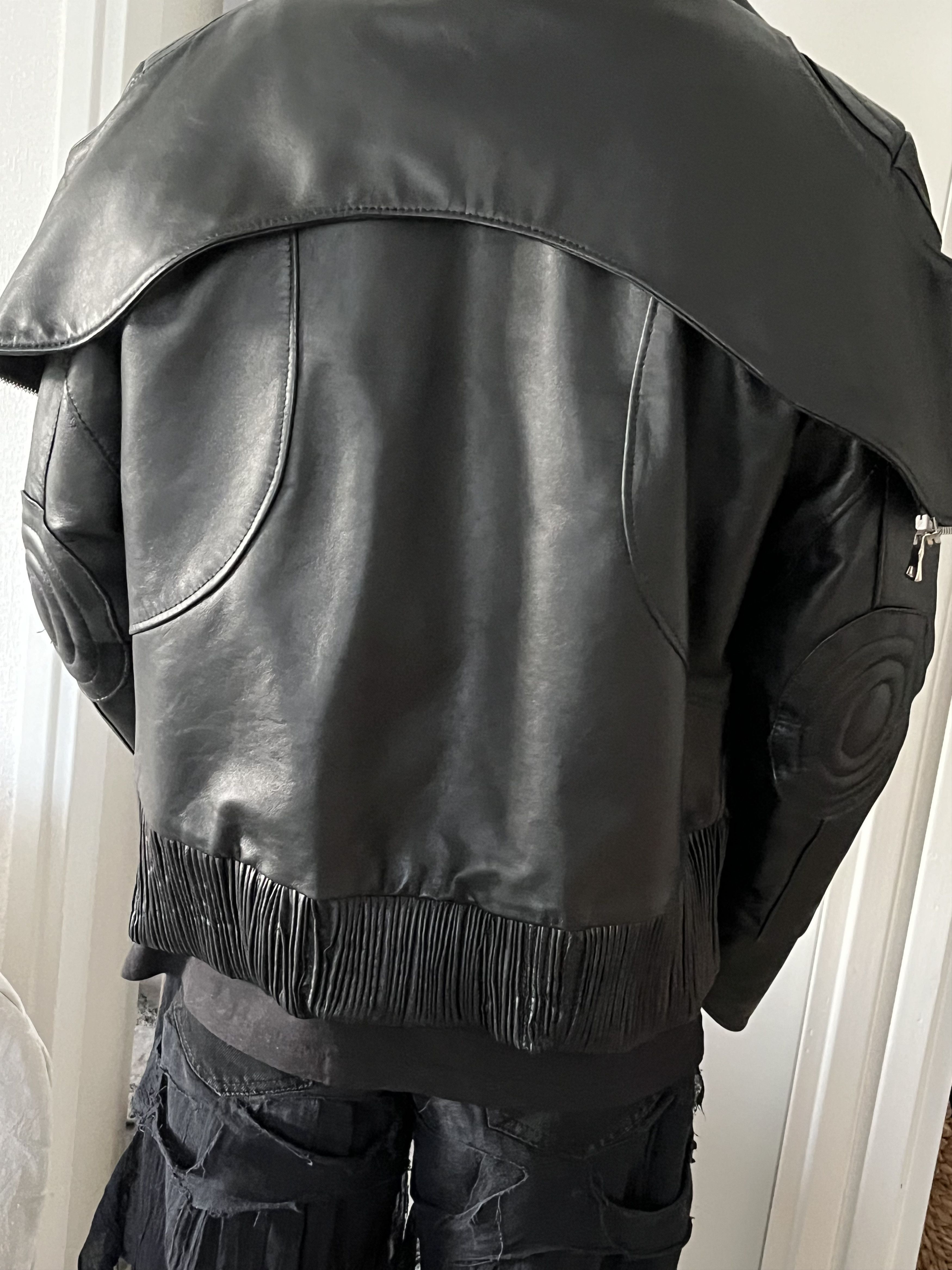 No Faith Studios No Faith Studios Aprons Leather Hood Jacket Size US L / EU 52-54 / 3 - 6 Thumbnail