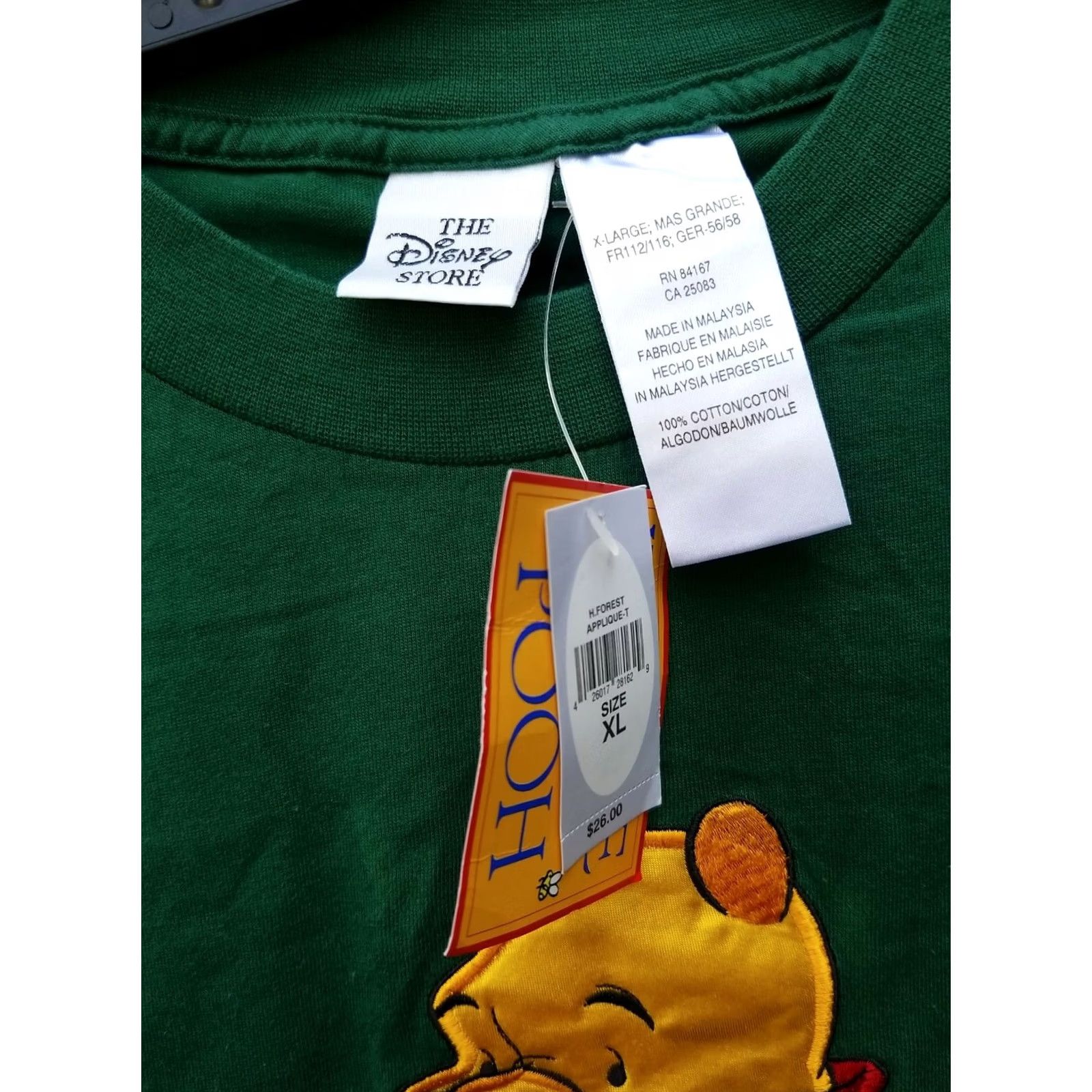 Disney VINTAGE Disney Shirt Mens XL 90s Men Winnie The Pooh Store Embroidered Size US XL / EU 56 / 4 - 3 Thumbnail