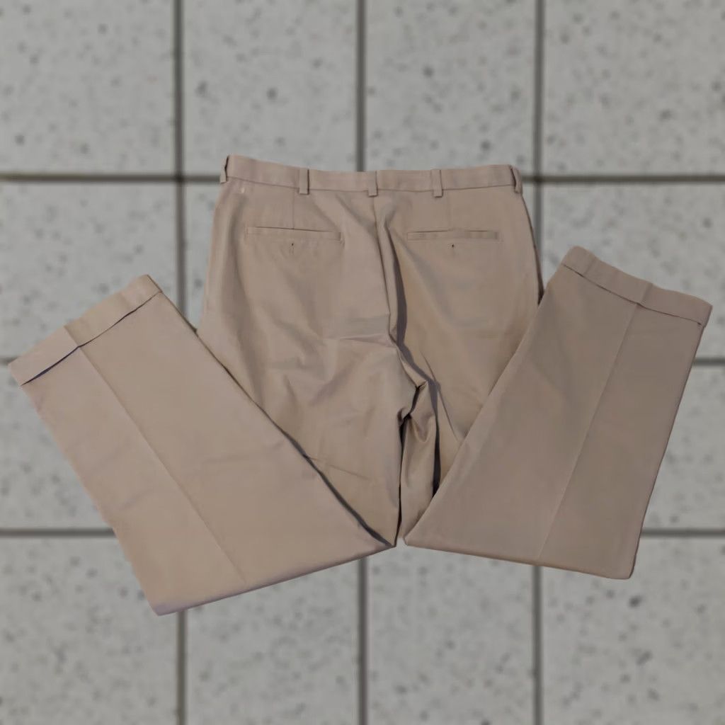 Brooks Brothers Mens Brooks Brothers Khaki Dress Pants 38x32 Cotton Chino Trouser Size US 38 / EU 54 - 1 Thumbnail