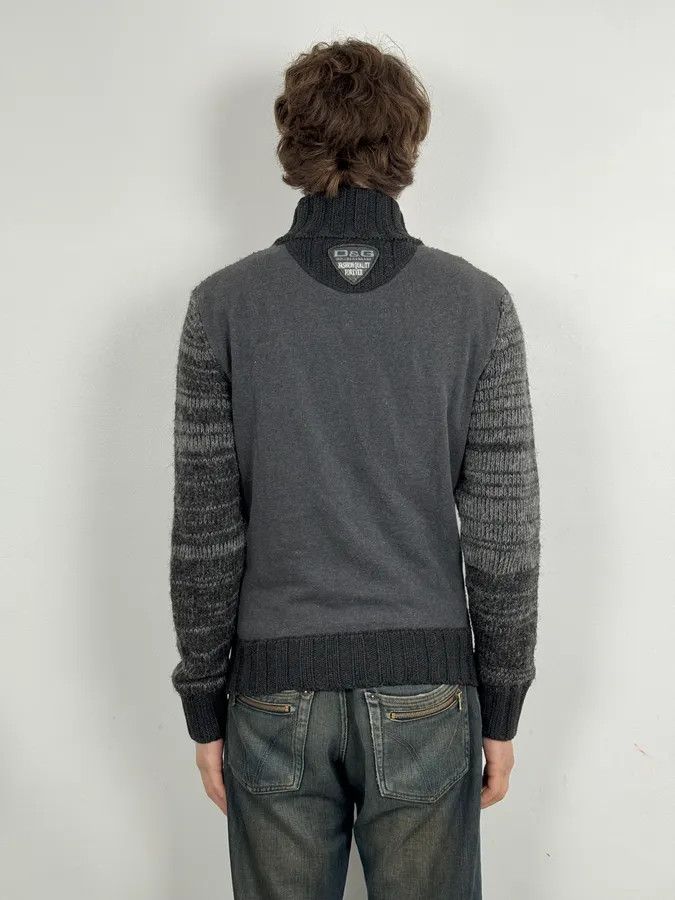 Dolce & Gabbana 2000s Dolce & Gabbana Grey Wool Zip-Up Sweater Size US M / EU 48-50 / 2 - 3 Thumbnail