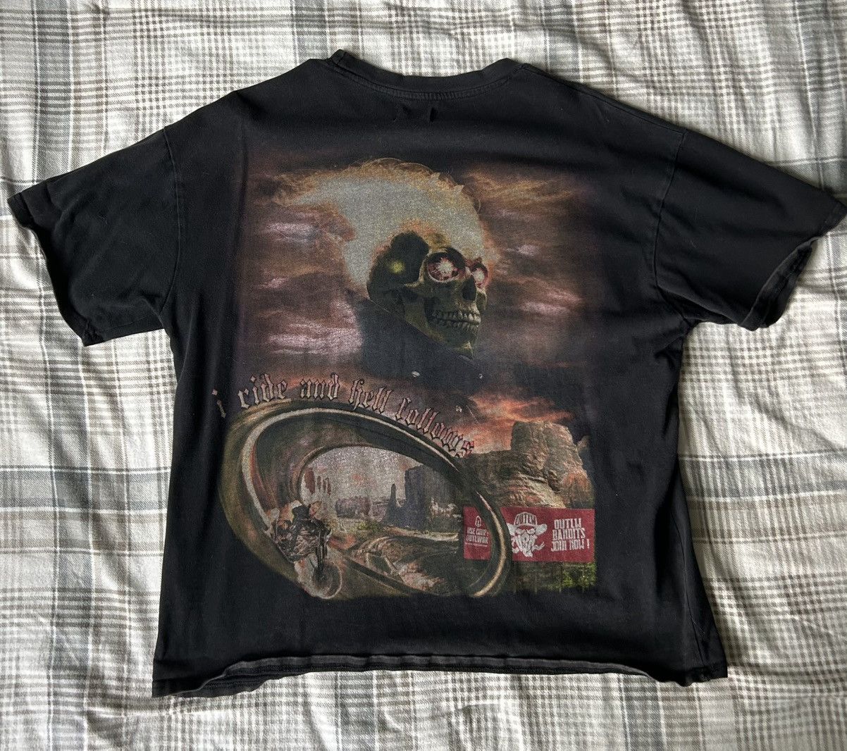 Other Outlw Ghost Rider Vintage Shirt - Black Size US M / EU 48-50 / 2 - 3 Thumbnail