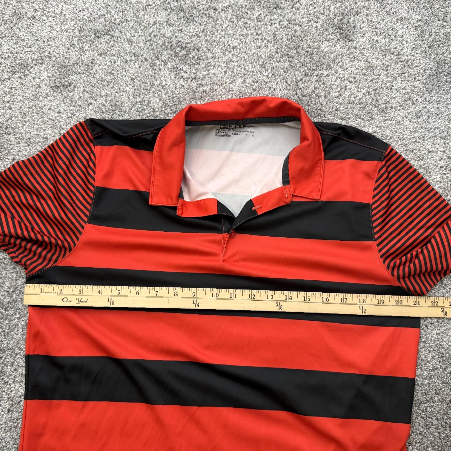Nike Nike Golf Shirt Mens Medium Dri-FIT Performance Striped Lightweight Athletic Size US M / EU 48-50 / 2 - 3 Thumbnail