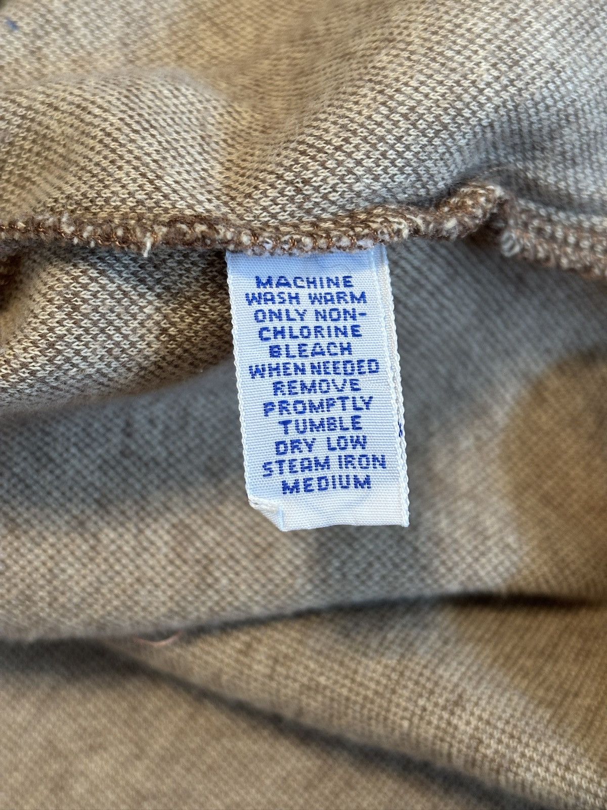 Polo Ralph Lauren Vintage Ralph Lauren Herringbone Long Sleeve Polo Size US M / EU 48-50 / 2 - 5 Thumbnail