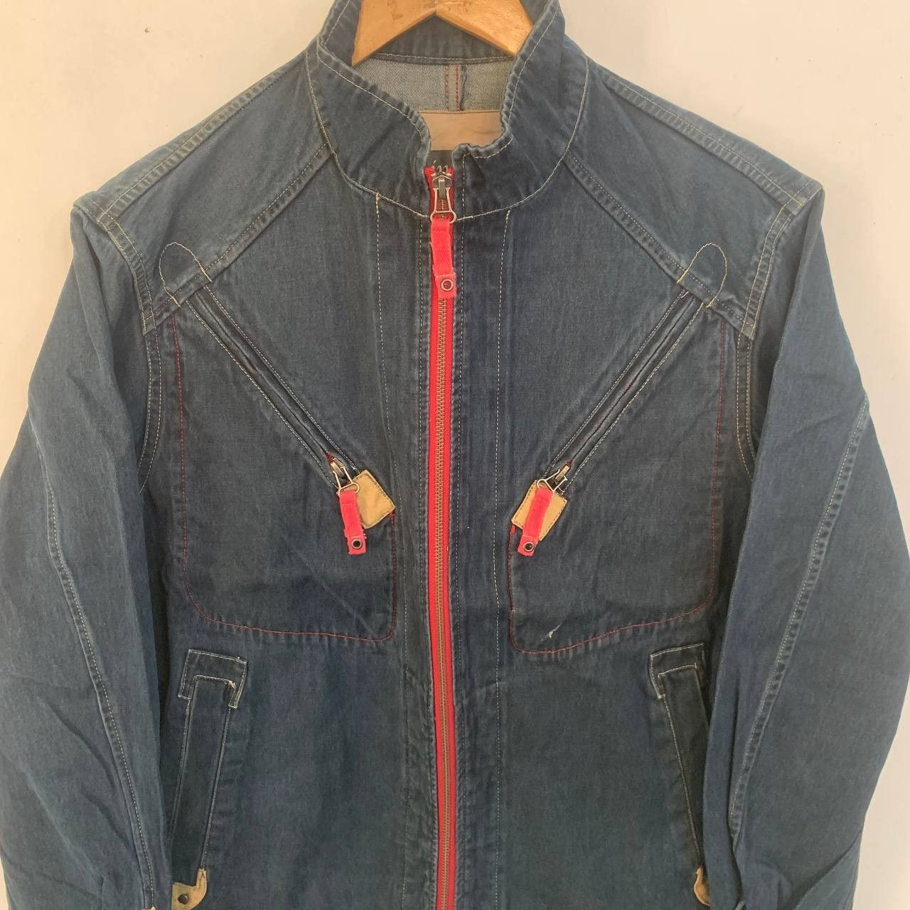 Global Work G global Jean Jacket Rare Medium Size Size US M / EU 48-50 / 2 - 3 Thumbnail