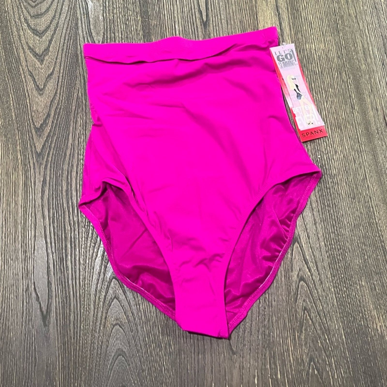 Spanx NWT Spanx Let's Go Be You Can Swim Hi-Rise Berry Size 10 Size ONE SIZE - 1 Thumbnail